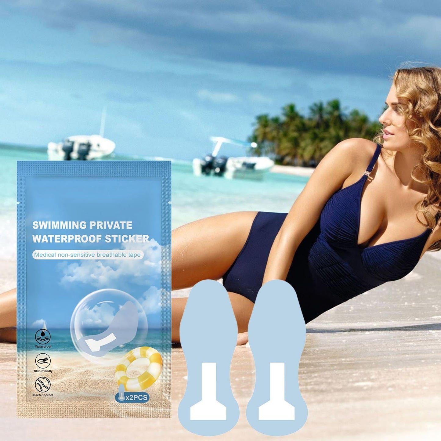 Waterproof Swim Panti Liner,Clear PU Material for Discreet Protection,Hygienic and Comfortable Design,Ideal for Beach,Pool,and Spa Activities,Portable and Easy to Use