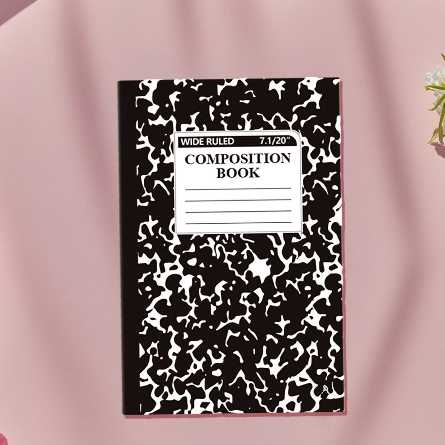 1 Pcs 8 Pastel Colors Office Ruled Composition Books,Composition Notebook, Marble Cover Notepad Lined Cute Journal Notebooks for Office Supplies Notes Taking Writing, 5.5 X 8.27 in(Hot Pink) Blue