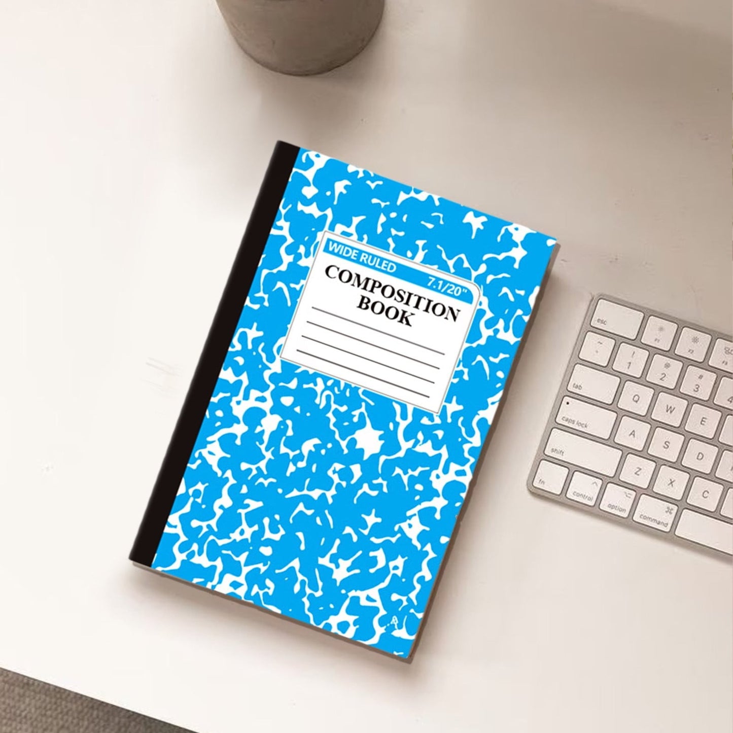1 Pcs 8 Pastel Colors Office Ruled Composition Books,Composition Notebook, Marble Cover Notepad Lined Cute Journal Notebooks for Office Supplies Notes Taking Writing, 5.5 X 8.27 in(Hot Pink) Green