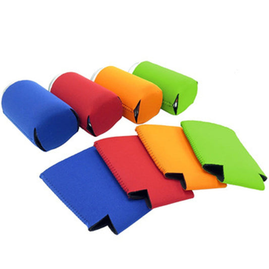 Can Sleeves Cover Soda Bottle Coolies Sleeve Neoprene Cooler Beverages Holder Covers Insulated Drinks Cold Beverage,Water Bottle Sleeve,Portable Insulated Water Bottle Sling Holder Bag(Multicolor) multicolored