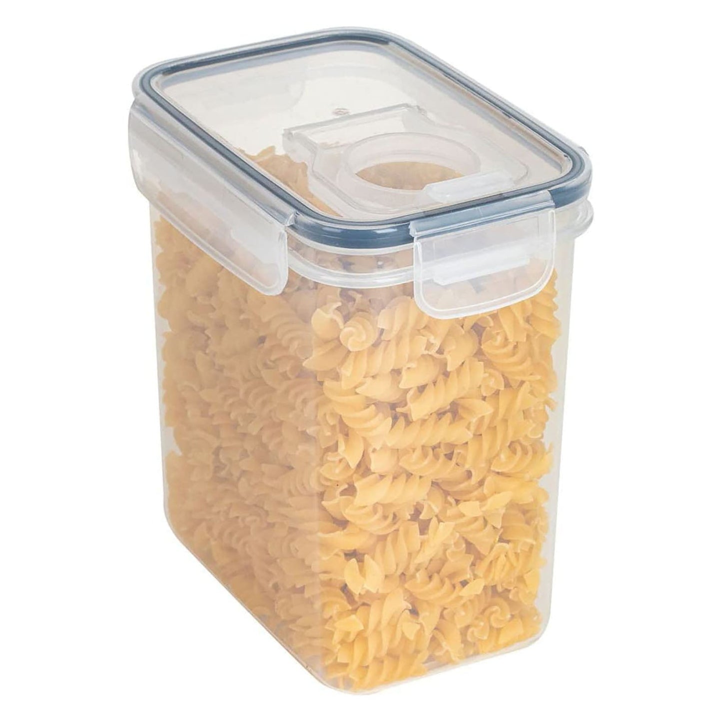 Airtight Storage Container with Lids, Plastic Pet Food Storage Container with Locking Lid,Pet Dog Cat Food Dispenser ,Clear Pet Dog Food Storage Bin Containers for Rice Grain(Green,4.72x7.68") Z5-1400ml