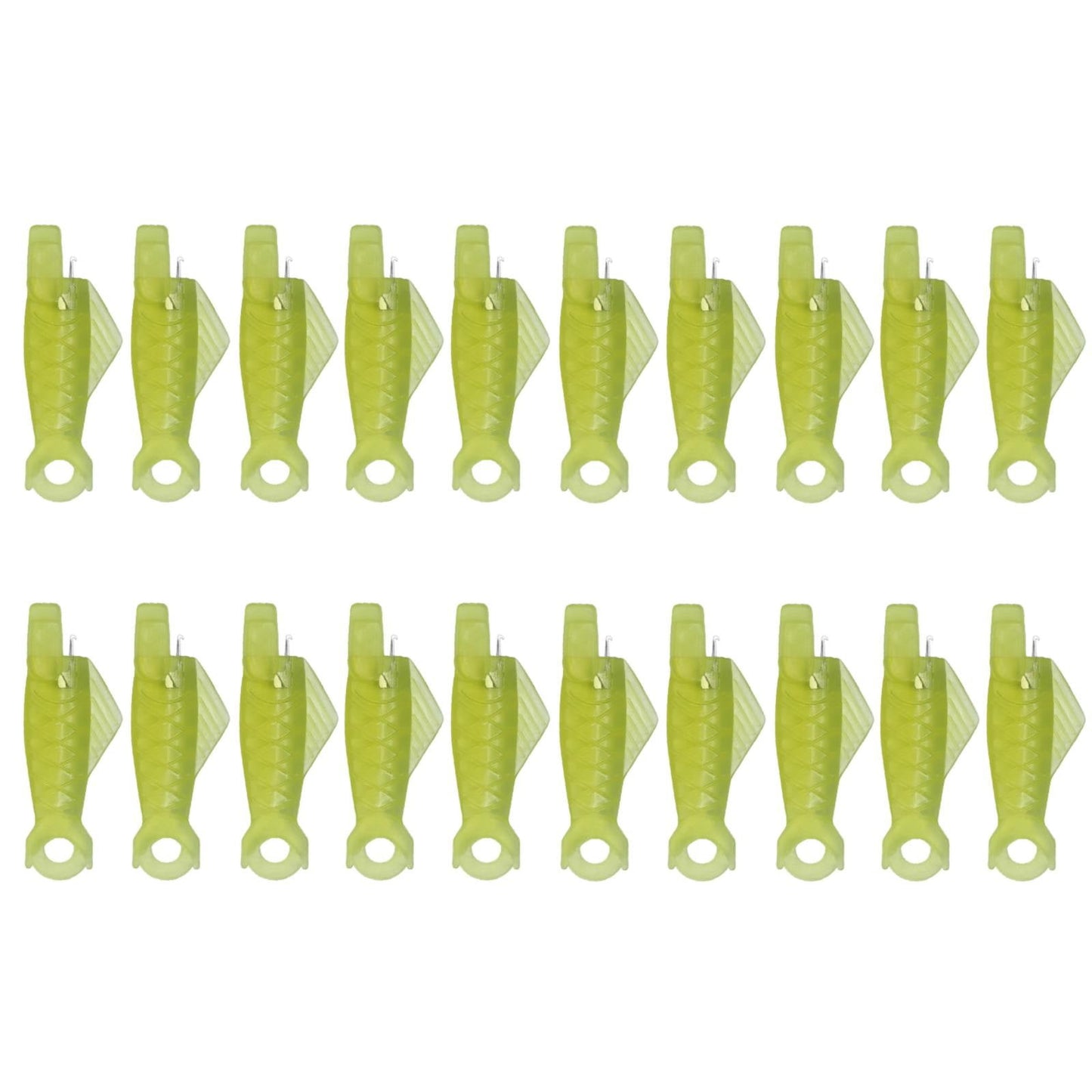 Fish Mouth Sewing Machine Needle Threader Upgraded Automatic Sewing Needle Threader,Simple Needle Threader Tool,Quick Sewing Machine Cycle Simple Needle Threader Tool(5 pcs-HotPink) 20 pcs-Yellow