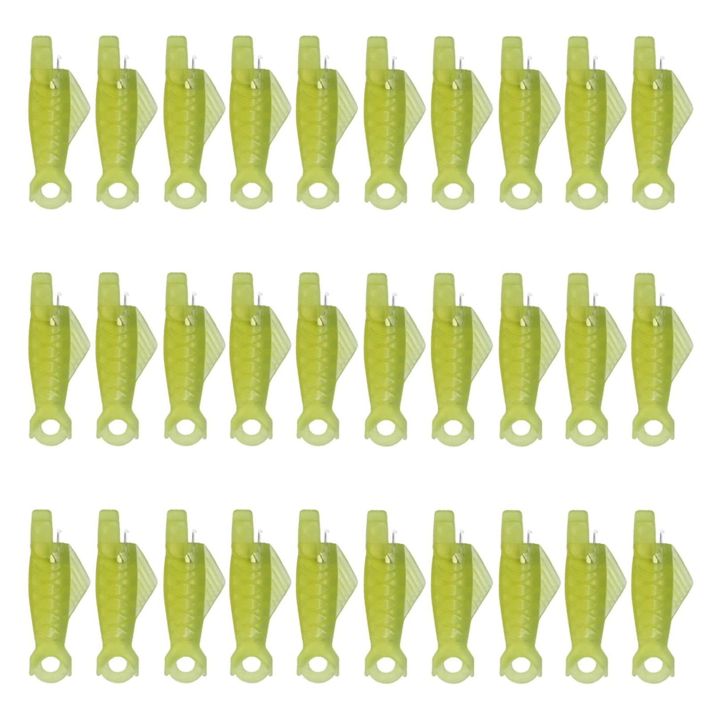 Fish Mouth Sewing Machine Needle Threader Upgraded Automatic Sewing Needle Threader,Simple Needle Threader Tool,Quick Sewing Machine Cycle Simple Needle Threader Tool(5 pcs-HotPink) 30 pcs-Yellow
