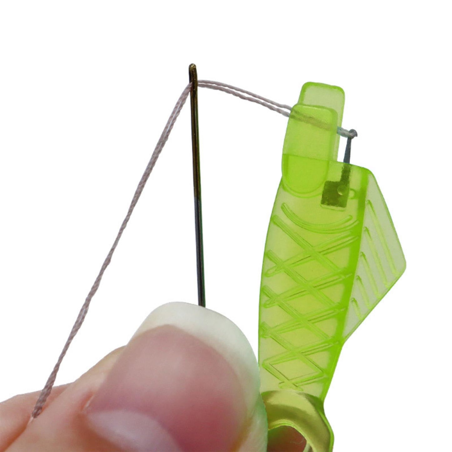 Fish Mouth Sewing Machine Needle Threader Upgraded Automatic Sewing Needle Threader,Simple Needle Threader Tool,Quick Sewing Machine Cycle Simple Needle Threader Tool(5 pcs-HotPink) 30 pcs-Yellow