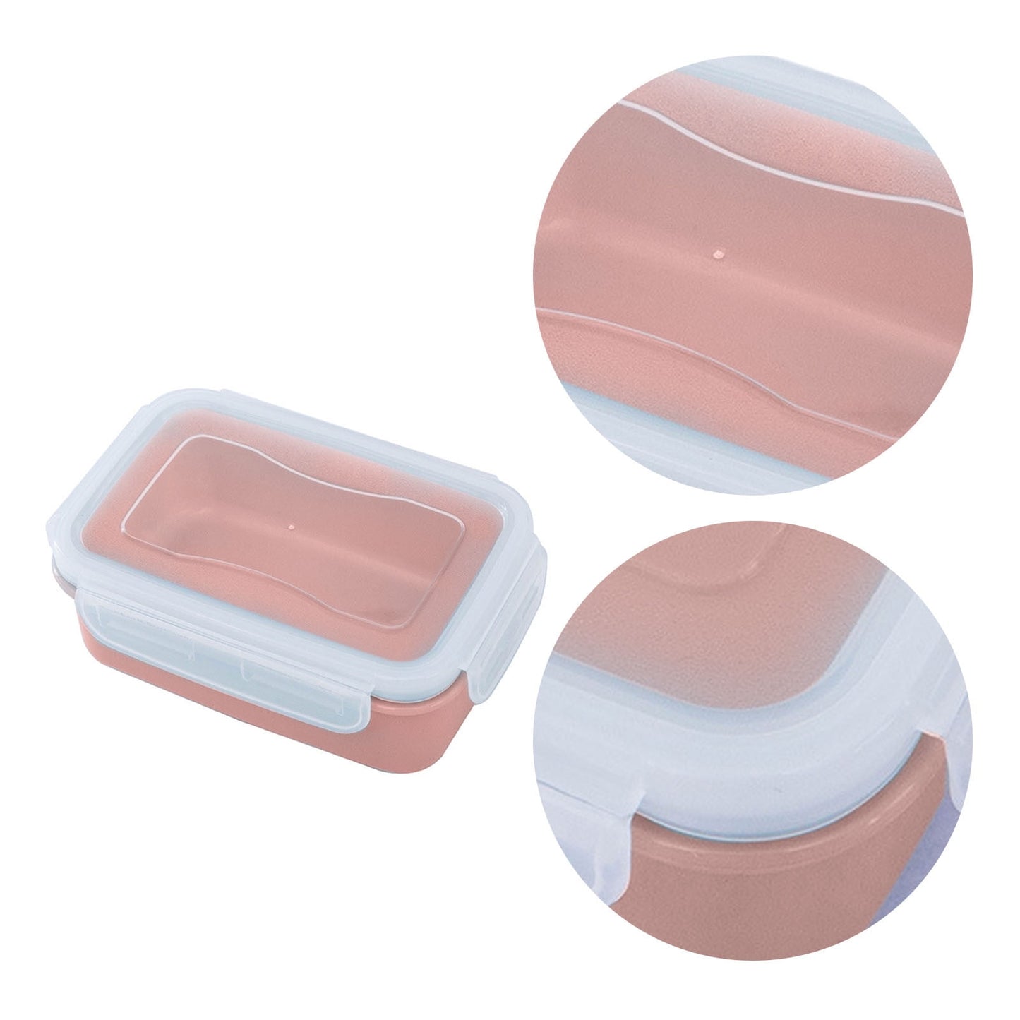 Plastic Meal Prep Containers with Lids, Food Storage Containers with Snap Locking Lids, Airtight Lunch Containers, Microwave, Oven, Freezer and Dishwasher (Red/1 Pcs) 5.5x3.7 5.5" x 3.7" Red