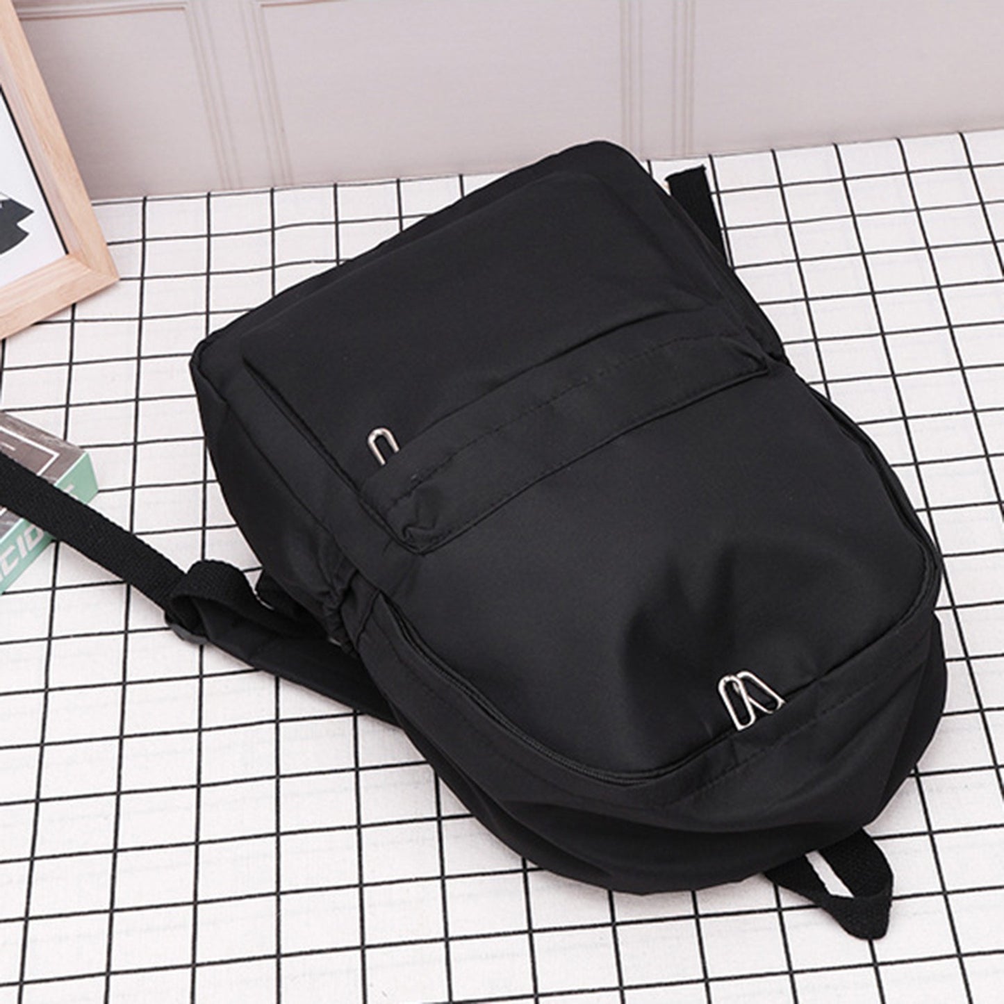1 Pcs Travel Backpack,Cute Custom BookBag with Detachable Bear,Travel Backapck for Women/Men Casual Laptop Bookbag,Large Capacity Backpack for Birthday Gift,Christmas Gift,8.6x11 in(Green) Z2-Black