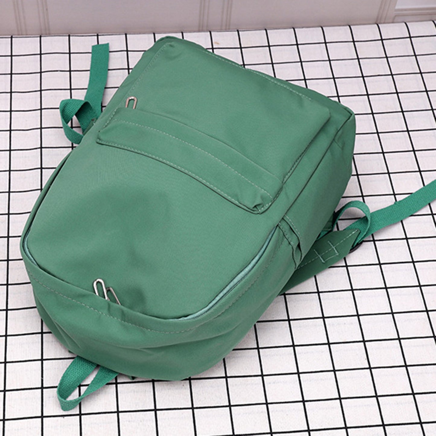 1 Pcs Travel Backpack,Cute Custom BookBag with Detachable Bear,Travel Backapck for Women/Men Casual Laptop Bookbag,Large Capacity Backpack for Birthday Gift,Christmas Gift,8.6x11 in(Green) Z2-Green
