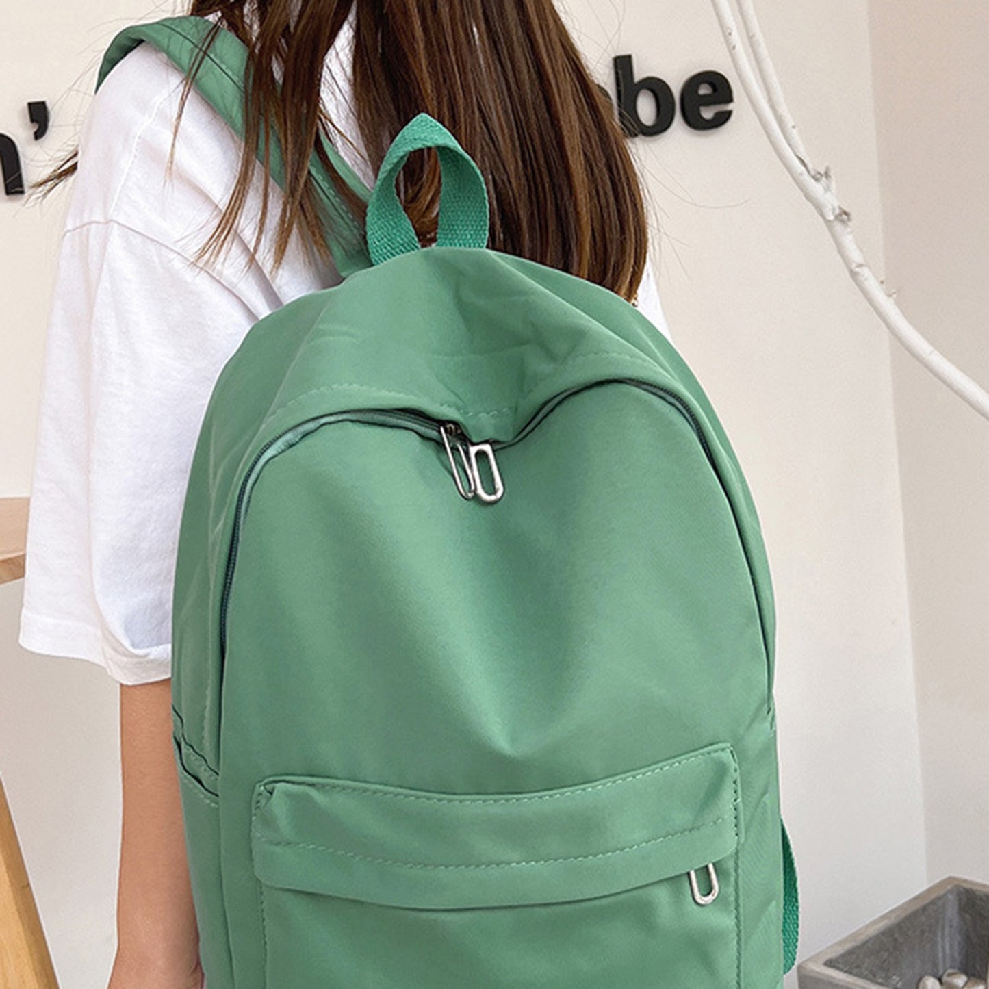 1 Pcs Travel Backpack,Cute Custom BookBag with Detachable Bear,Travel Backapck for Women/Men Casual Laptop Bookbag,Large Capacity Backpack for Birthday Gift,Christmas Gift,8.6x11 in(Green) Z2-Green