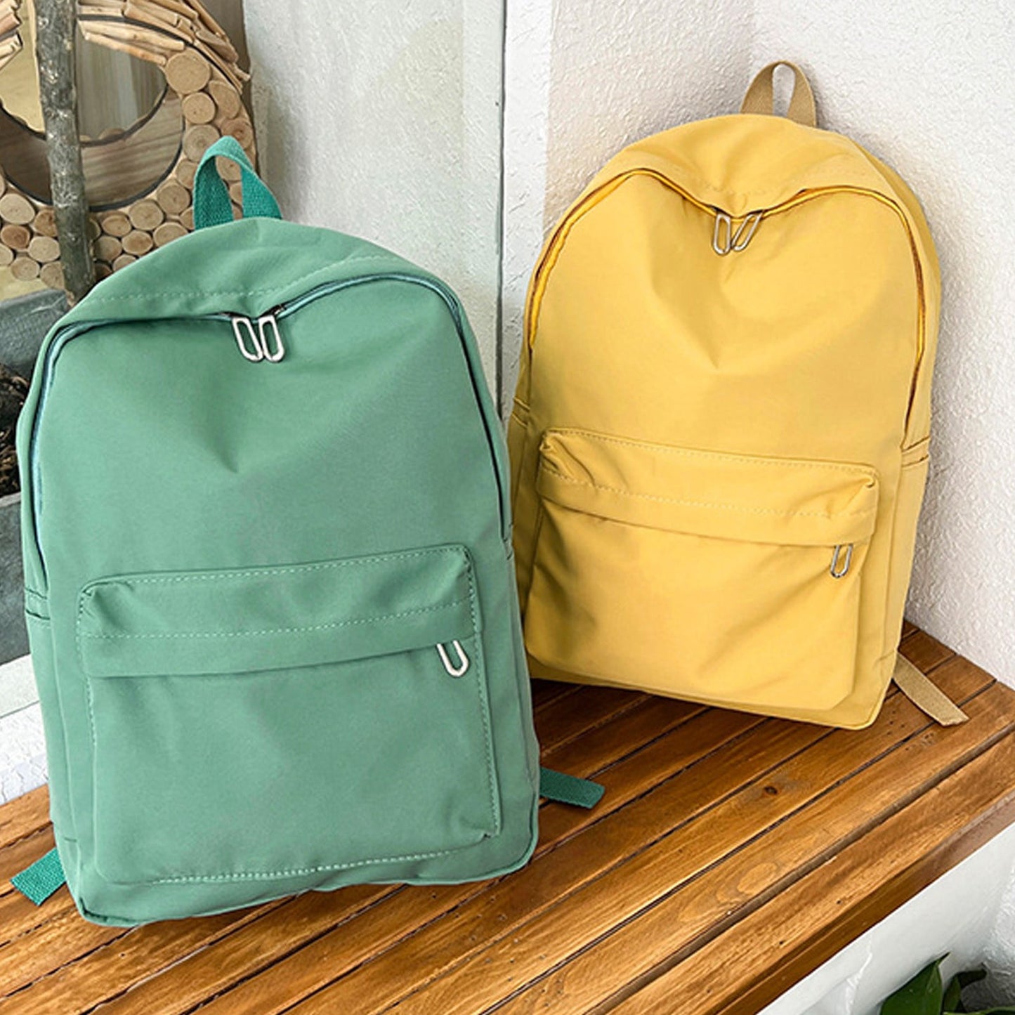 1 Pcs Travel Backpack,Cute Custom BookBag with Detachable Bear,Travel Backapck for Women/Men Casual Laptop Bookbag,Large Capacity Backpack for Birthday Gift,Christmas Gift,8.6x11 in(Green) Z2-Green