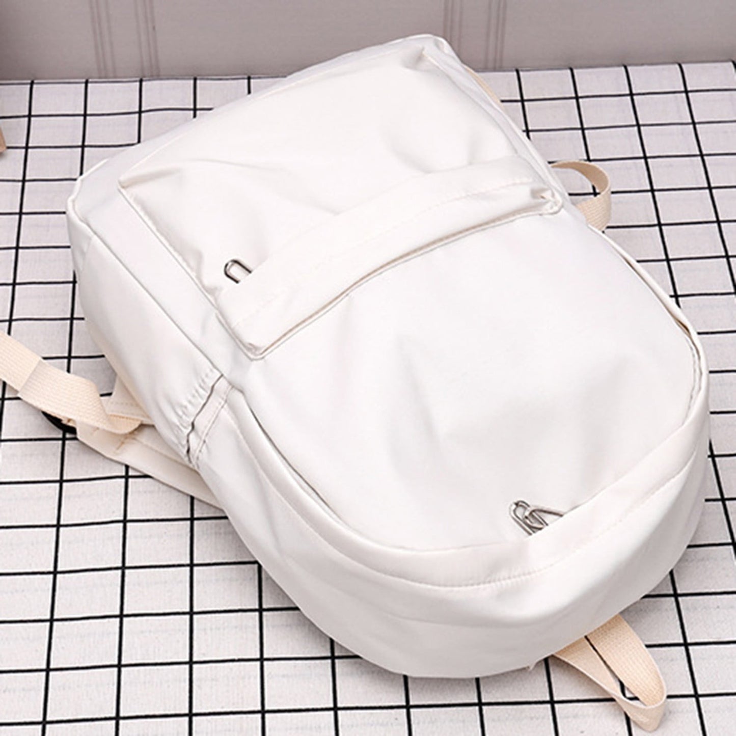 1 Pcs Travel Backpack,Cute Custom BookBag with Detachable Bear,Travel Backapck for Women/Men Casual Laptop Bookbag,Large Capacity Backpack for Birthday Gift,Christmas Gift,8.6x11 in(Green) Z2-White