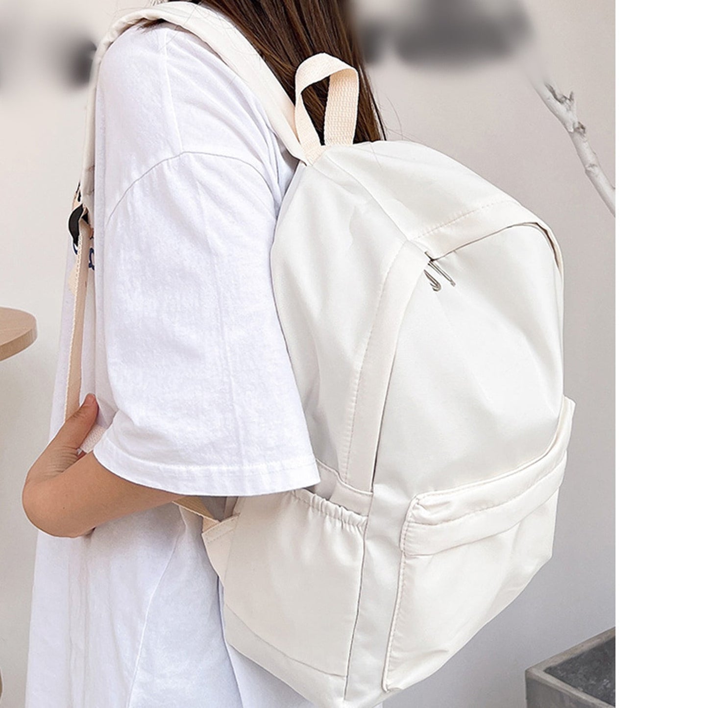 1 Pcs Travel Backpack,Cute Custom BookBag with Detachable Bear,Travel Backapck for Women/Men Casual Laptop Bookbag,Large Capacity Backpack for Birthday Gift,Christmas Gift,8.6x11 in(Green) Z2-White