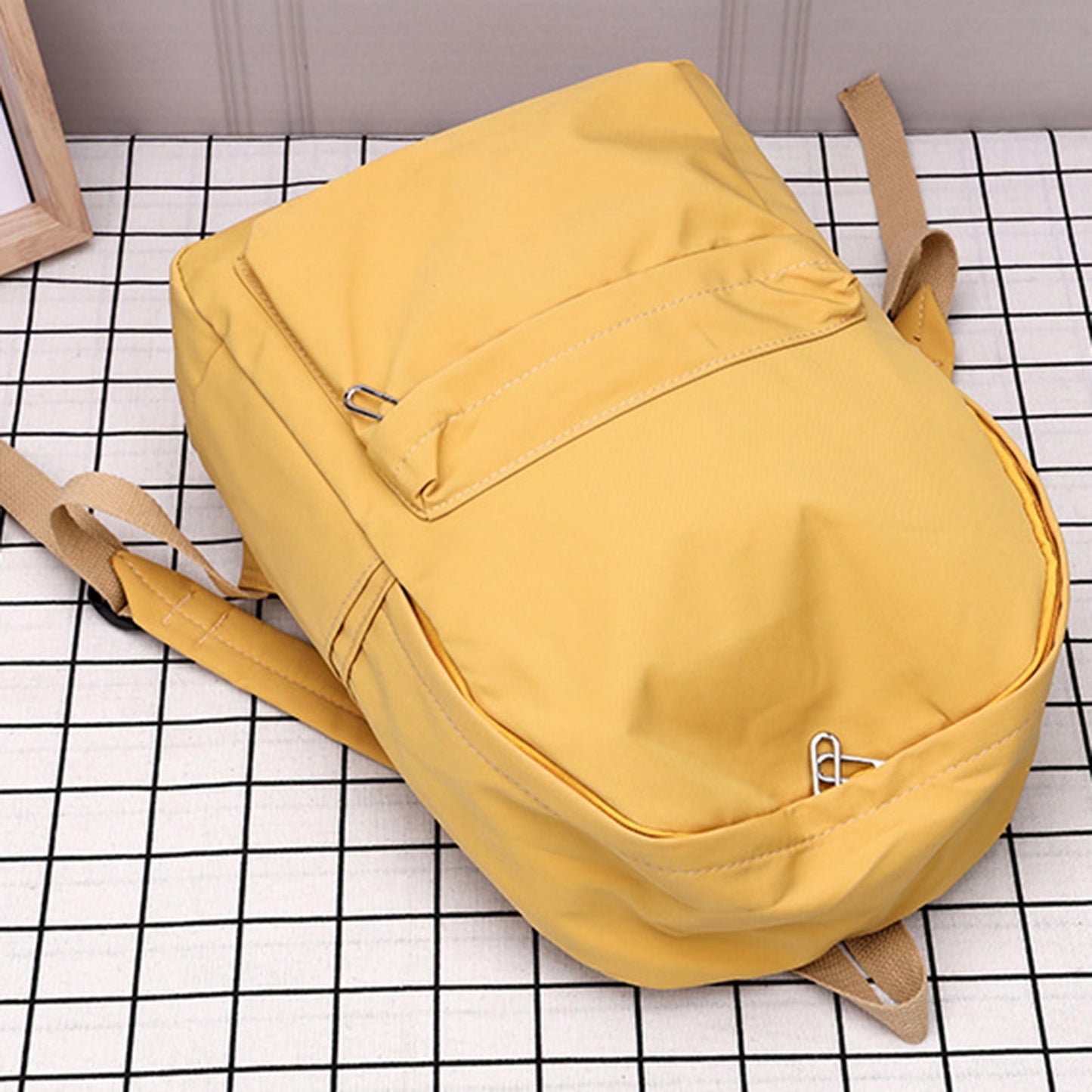 1 Pcs Travel Backpack,Cute Custom BookBag with Detachable Bear,Travel Backapck for Women/Men Casual Laptop Bookbag,Large Capacity Backpack for Birthday Gift,Christmas Gift,8.6x11 in(Green) Z2-Yellow