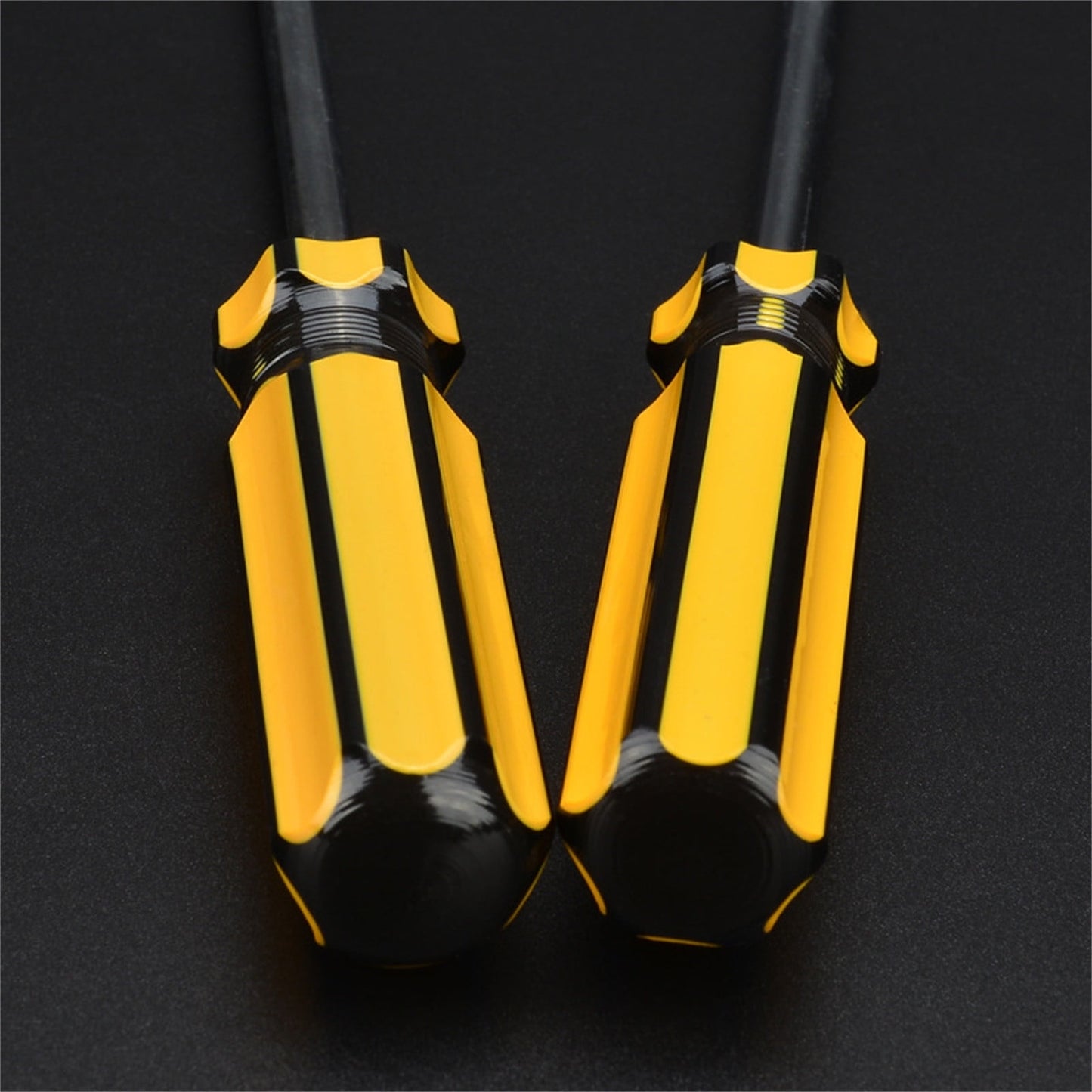 Metric Steel Flathead Screwdriver with PVC Handle,Single-Use Hardware Tool,3.3" Durable Flat-Tip Screwdriver for Tightening Loosening Flathead Screws,Workshop Garage Hardware Tools Cross
