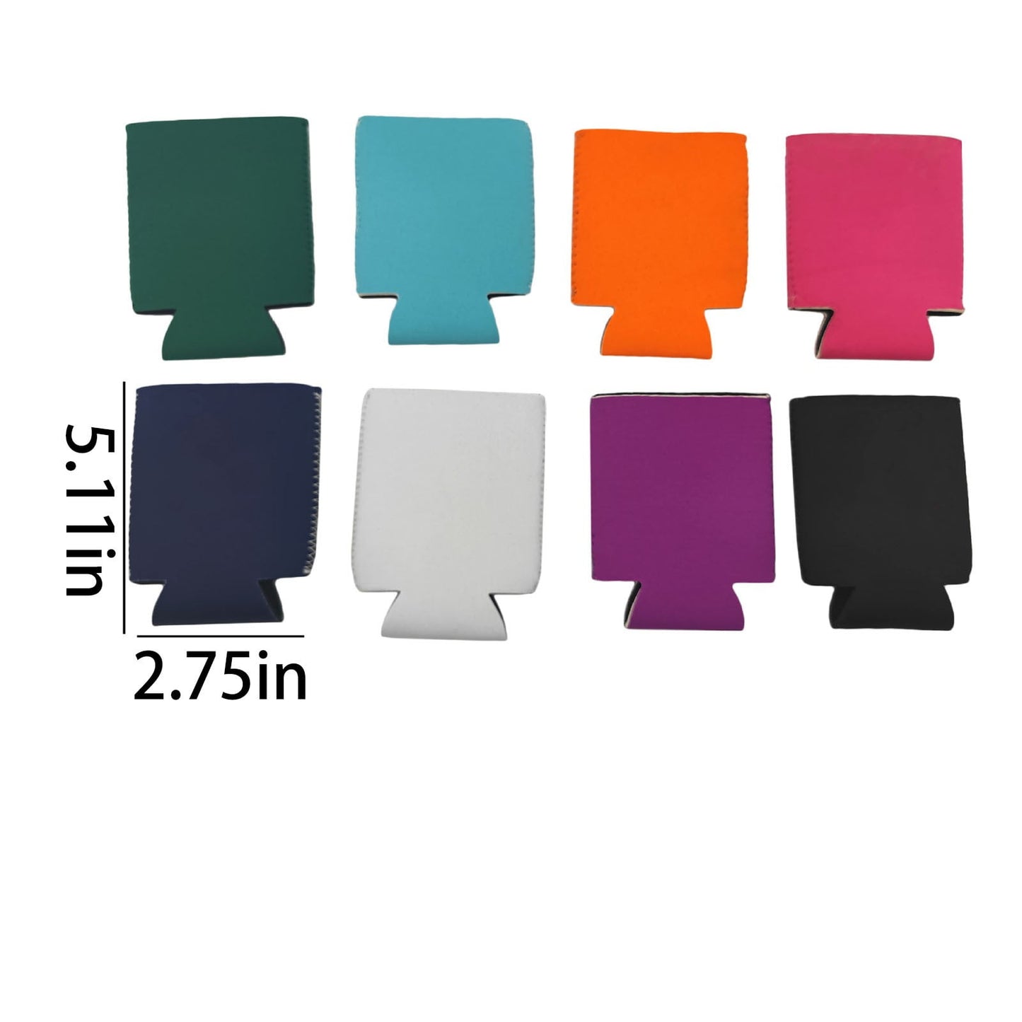 1 Pcs Blank Beer Can Coolers Sleeves,Can Covers Beer Keeps Beer Cold and Hands Warm,Bottle Sleeves Coolers Holder Non-slip nylon Can Coolier Sleeves,Open Bottom,2.75x5.11 in(Pink2) 6pcs