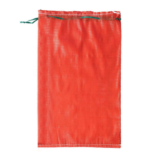Mesh Produce Bags, 10 lbs Reusable Onion Sacks Vegetable Storage Bags Washable Net Bag, 10.63” x 18.5” for Onion Potato Firewood Crawfish, 1 Pcs 10.63" x 18.5" Red
