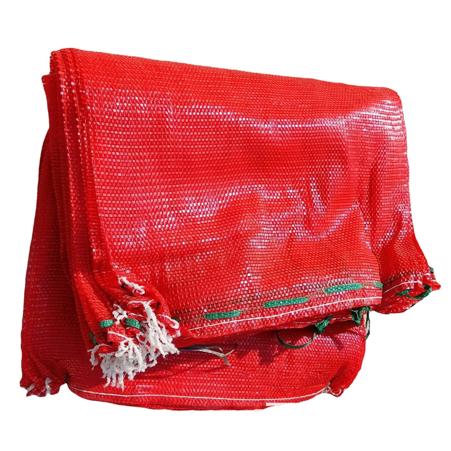 Mesh Produce Bags, 10 lbs Reusable Onion Sacks Vegetable Storage Bags Washable Net Bag, 10.63” x 18.5” for Onion Potato Firewood Crawfish, 1 Pcs 10.63" x 18.5" Red