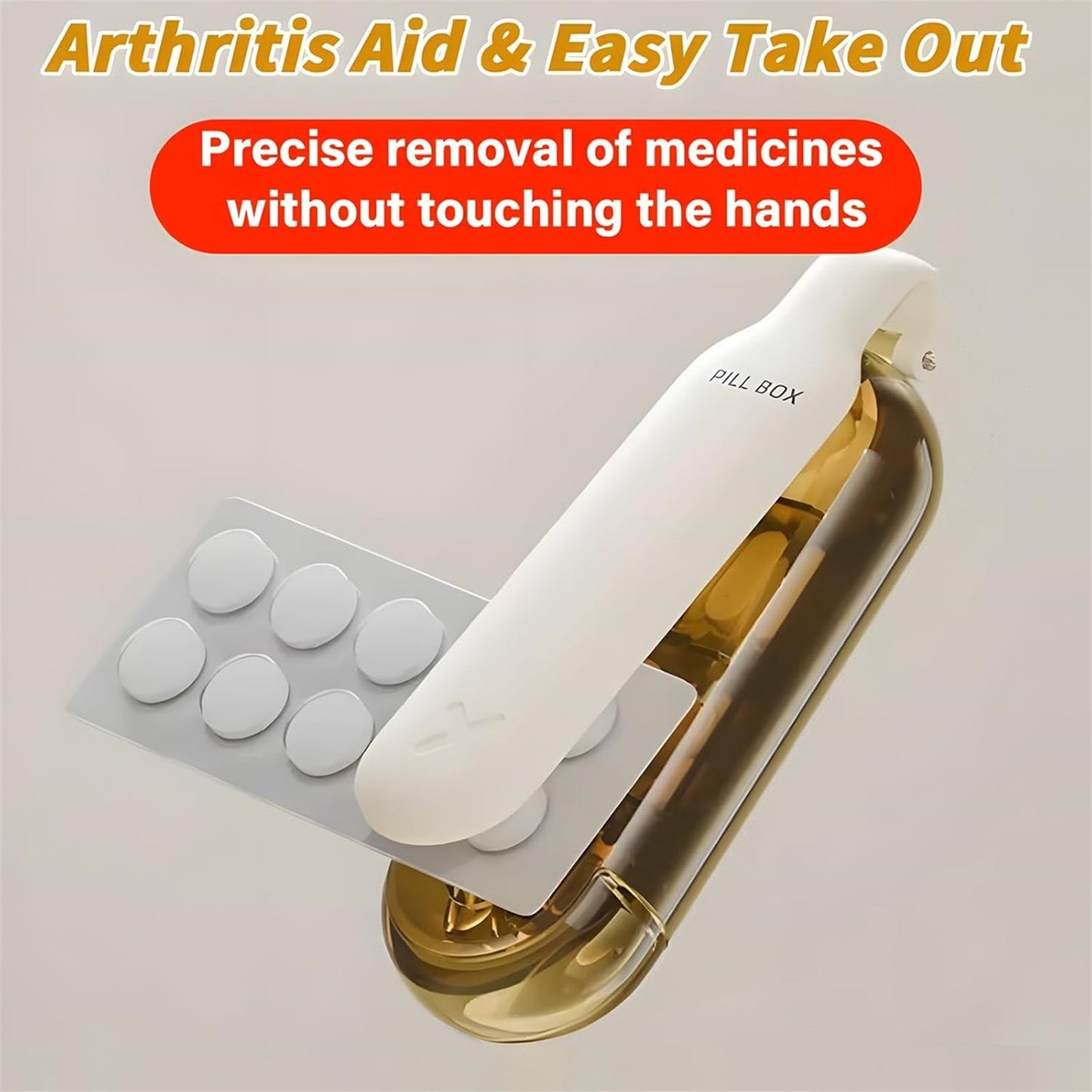 3-in-1 Pill Crusher and Pill Cutter with Storage Compartment for Tablets, Pill Grinder Fine Powder, Pill Cutter Splitter for Small or Large Pills, 1.57x2.36 4.72" x 1.37" x 0.78" Blue
