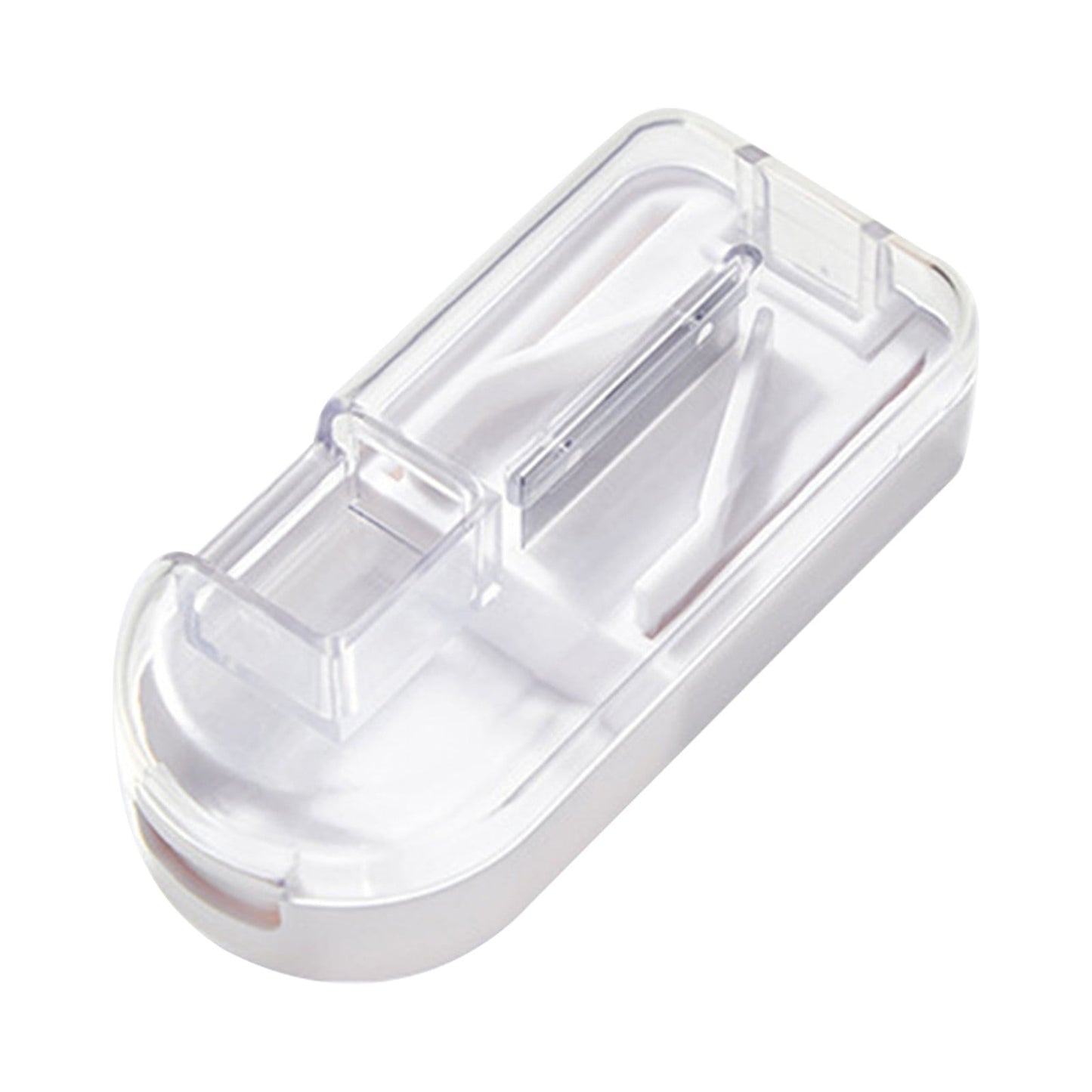 3-in-1 Pill Crusher and Pill Cutter with Storage Compartment for Tablets, Pill Grinder Fine Powder, Pill Cutter Splitter for Small or Large Pills, 1.57x2.36 3.23" x 1.46" x 0.98" Green