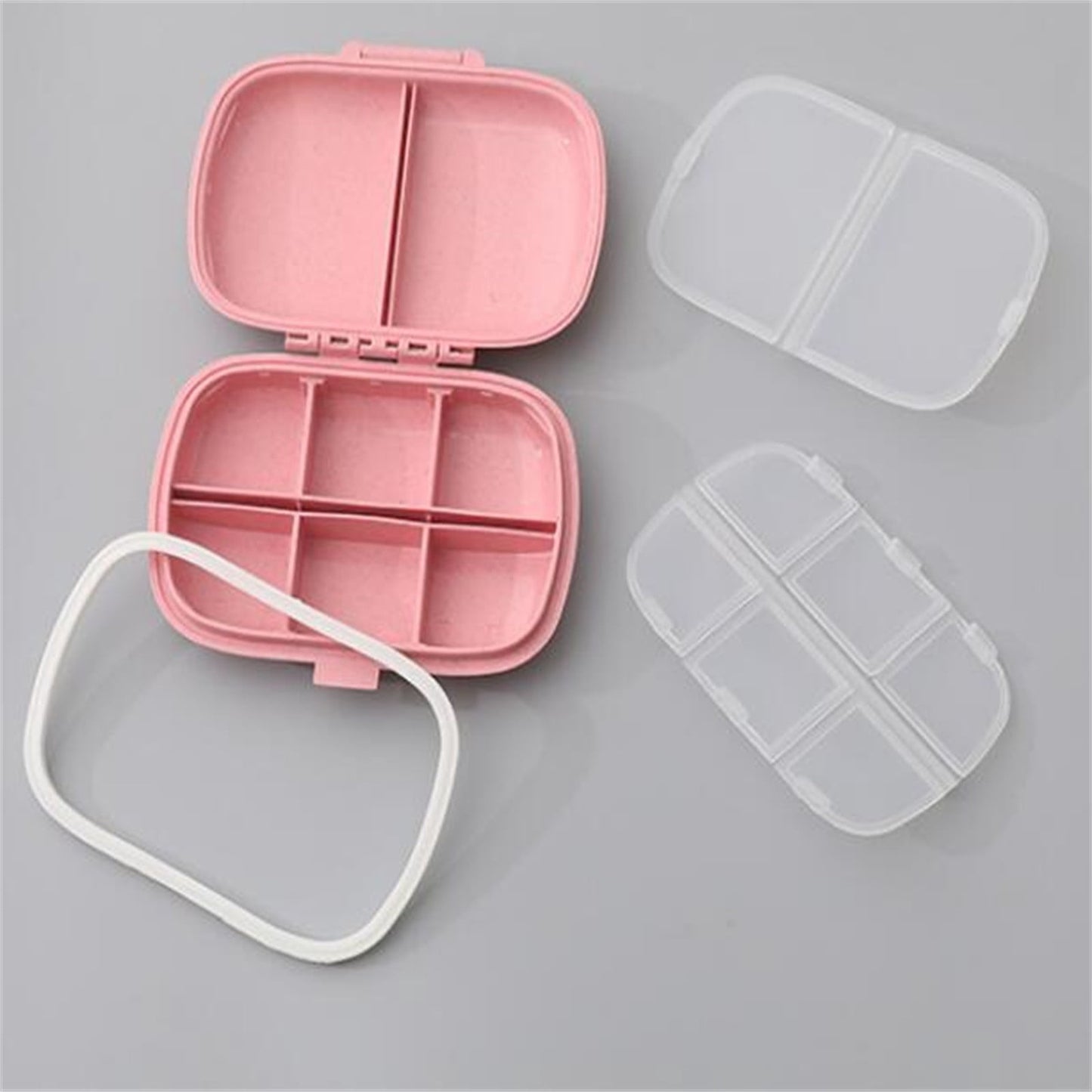 3-in-1 Pill Crusher and Pill Cutter with Storage Compartment for Tablets, Pill Grinder Fine Powder, Pill Cutter Splitter for Small or Large Pills, 1.57x2.36 4.33" Pink