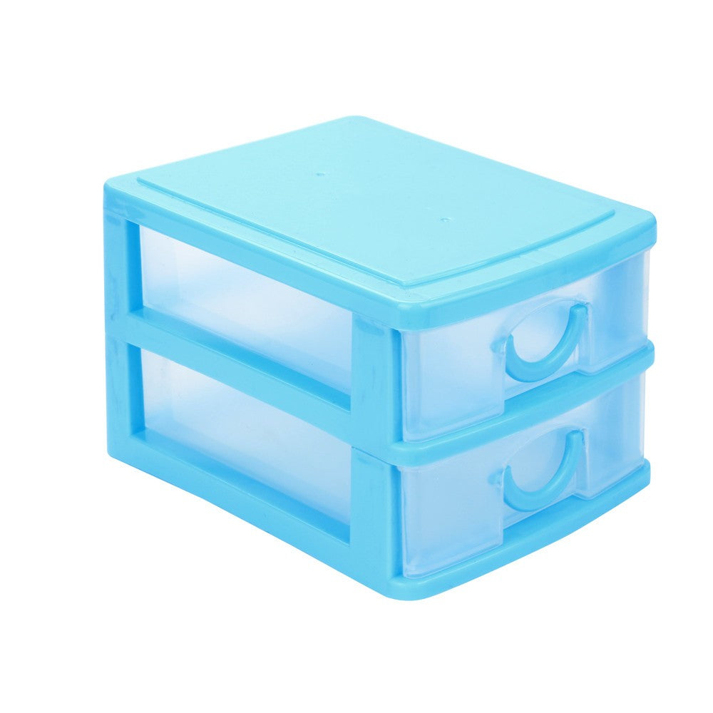 Rectangular Empty torage Box, Plastic Pencil Case, Clear Storage Container for Pencil,Crayon,Sticker,Cosmetics, 1 Pcs, 5.24x2.44x0.98 3.54x5.11x3.14 Blue