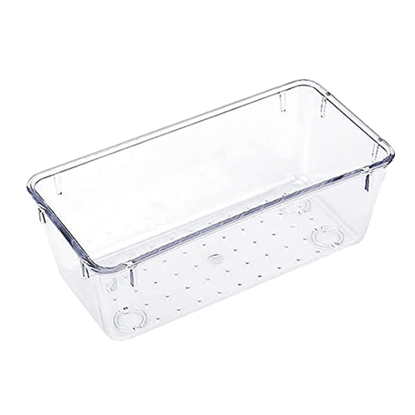 Rectangular Empty torage Box, Plastic Pencil Case, Clear Storage Container for Pencil,Crayon,Sticker,Cosmetics, 1 Pcs, 5.24x2.44x0.98 9.05" x 2.75" x 1.96" Hot Pink
