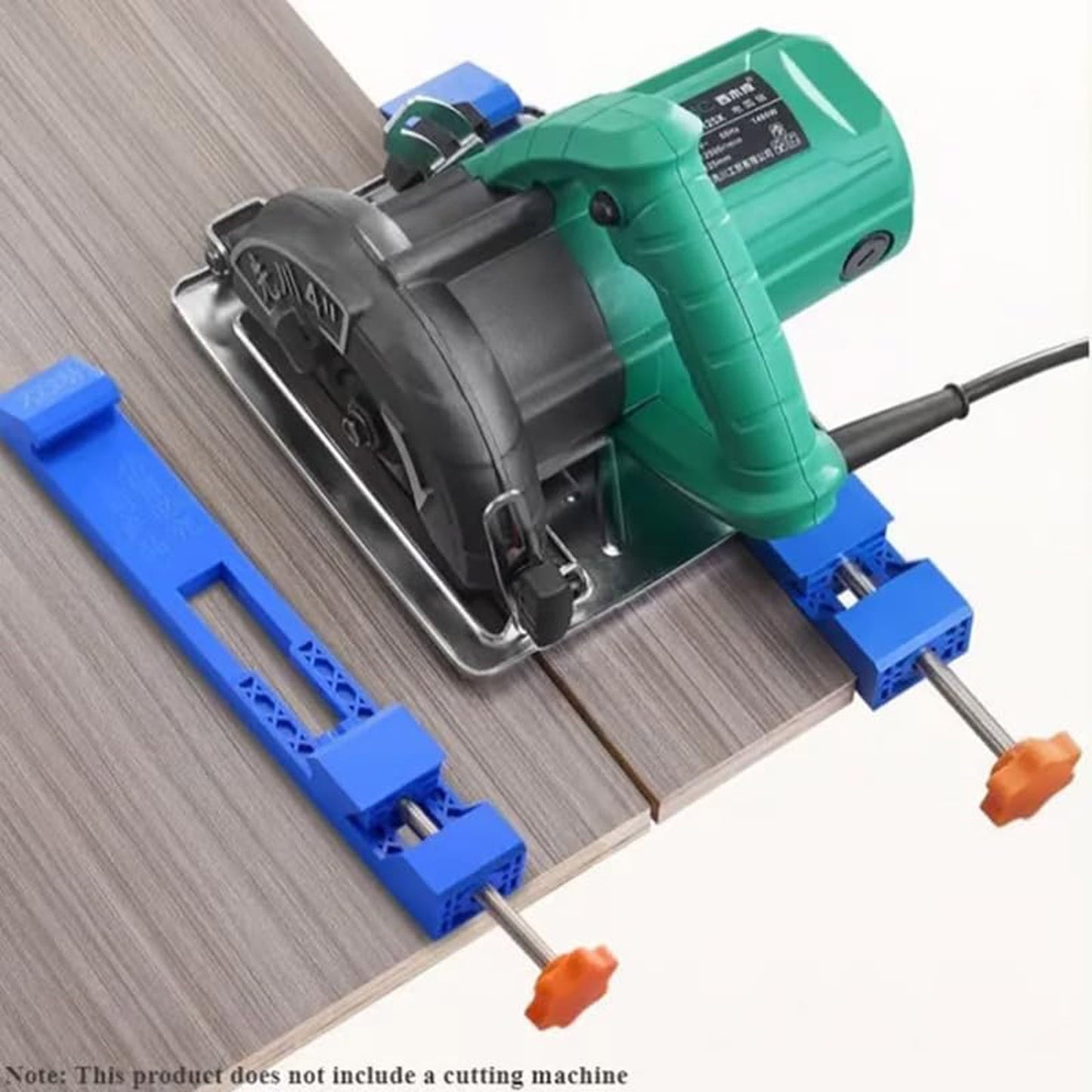 Adjustable Cutting Machine Base Guide, Electric Circular Saw Milling Positioning Clamp, Precision Wood Cutting Guide Cutting Machine Base Guide for Cutting and Milling Tasks, 1.57x11.61 1.57" x 11.61" Blue