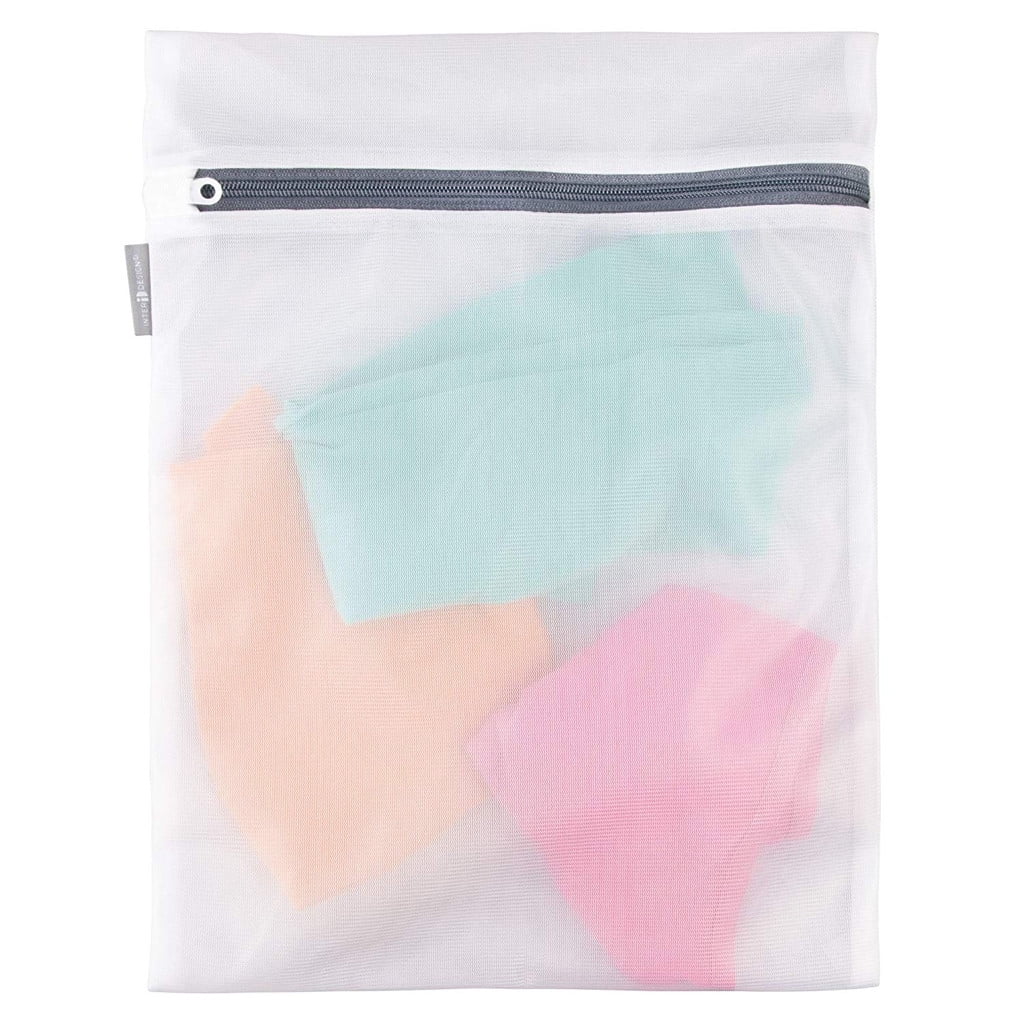 2 Pack 12" x 15" Laundry Mesh Net Washing Bag for Clothes bra Lingerie Socks Underwear,2 Pack Thickened Fine Mesh Gray Zippered Laundry Bags,Protective Wash Bags for Clothes,Laundry Mesh Bags 16" x 19"