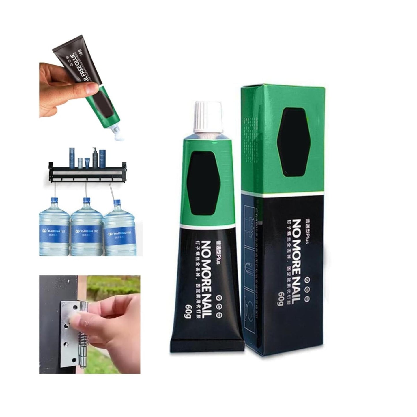 Super Glue for Metal and Stainless Steel 60g - All Purpose Glue, Heavy Duty Waterproof, Heat Resistant, Quick-Dry, Clear Glue for Strong Bonding Between Metals, Other Materials, Jewelry Making(1pc) 1pc