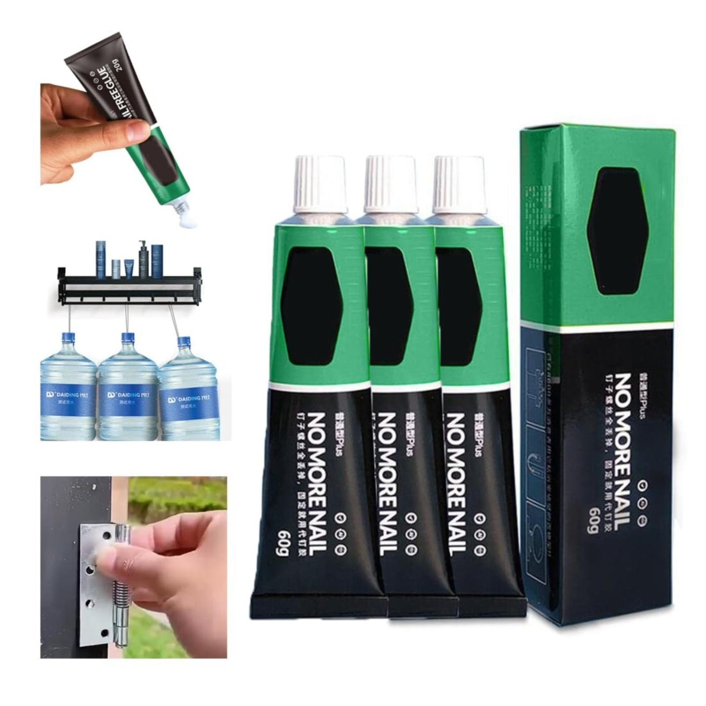 Super Glue for Metal and Stainless Steel 60g - All Purpose Glue, Heavy Duty Waterproof, Heat Resistant, Quick-Dry, Clear Glue for Strong Bonding Between Metals, Other Materials, Jewelry Making(1pc) 1pc