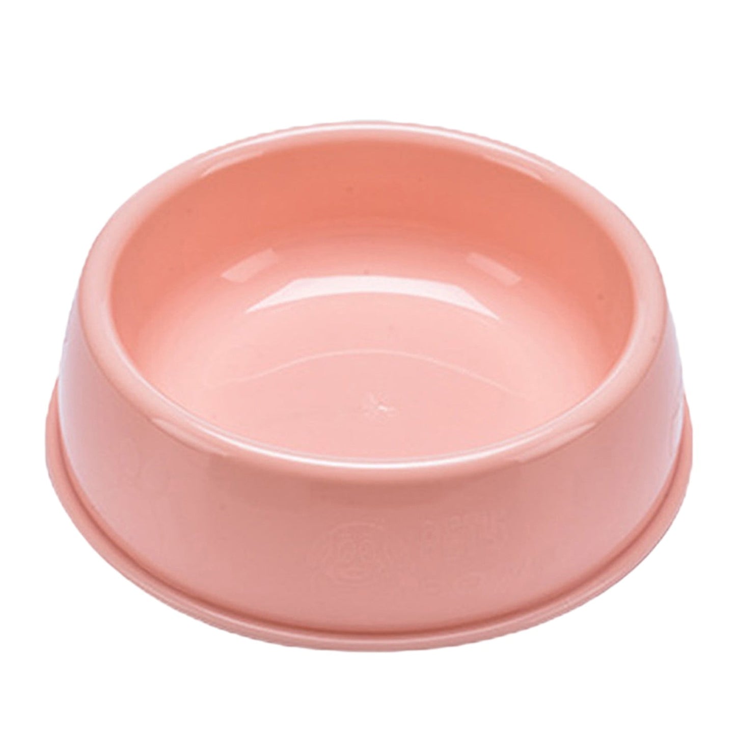 Plastic Dog Bowl,Non Slip Candy Color Plastic Pet Food Bowl,Shallow Cat Food Dish ,Reusable Pet Food And Water Bowl,Puppy Cat Animal Feeding Bowls ,Pet Food Container Storage Easy To Clean 8.27" x 2.28" x 7.09" Pink