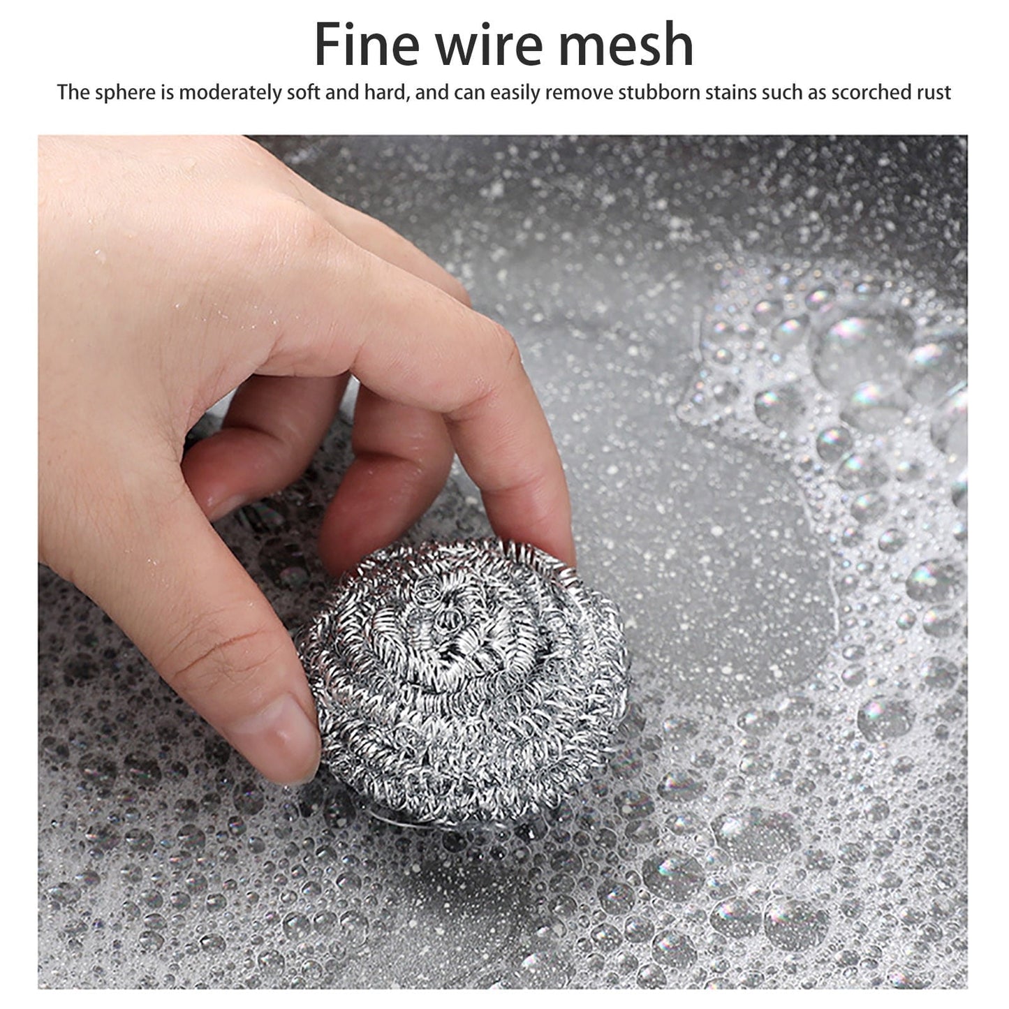 Stainless Steel Scrubbers,Stainless Steel Scourers Sponges ,Stainless Steel Scrubbing Pads,Metal Scouring Pads,Steel Wool Scrubbers For Stoves, Pots, Cooker Hoods, That Are Difficult To Clean 4pcs