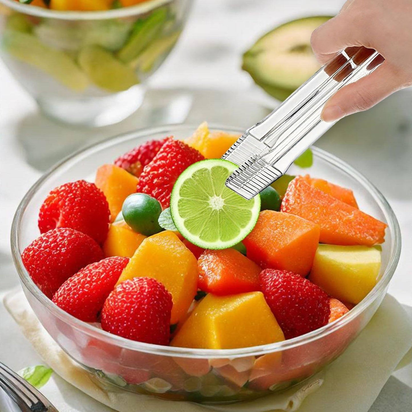 1Pcs Plastic Serving Tongs, 6.3 Inches Disposable Clear Plastic Tongs, Small Serving Tongs,Kitchen Mini Tongs,Small Serving Utensil Tongs For Party Food Buffet Appetizer Salad Catering Ice,(1PCS) 1PCS