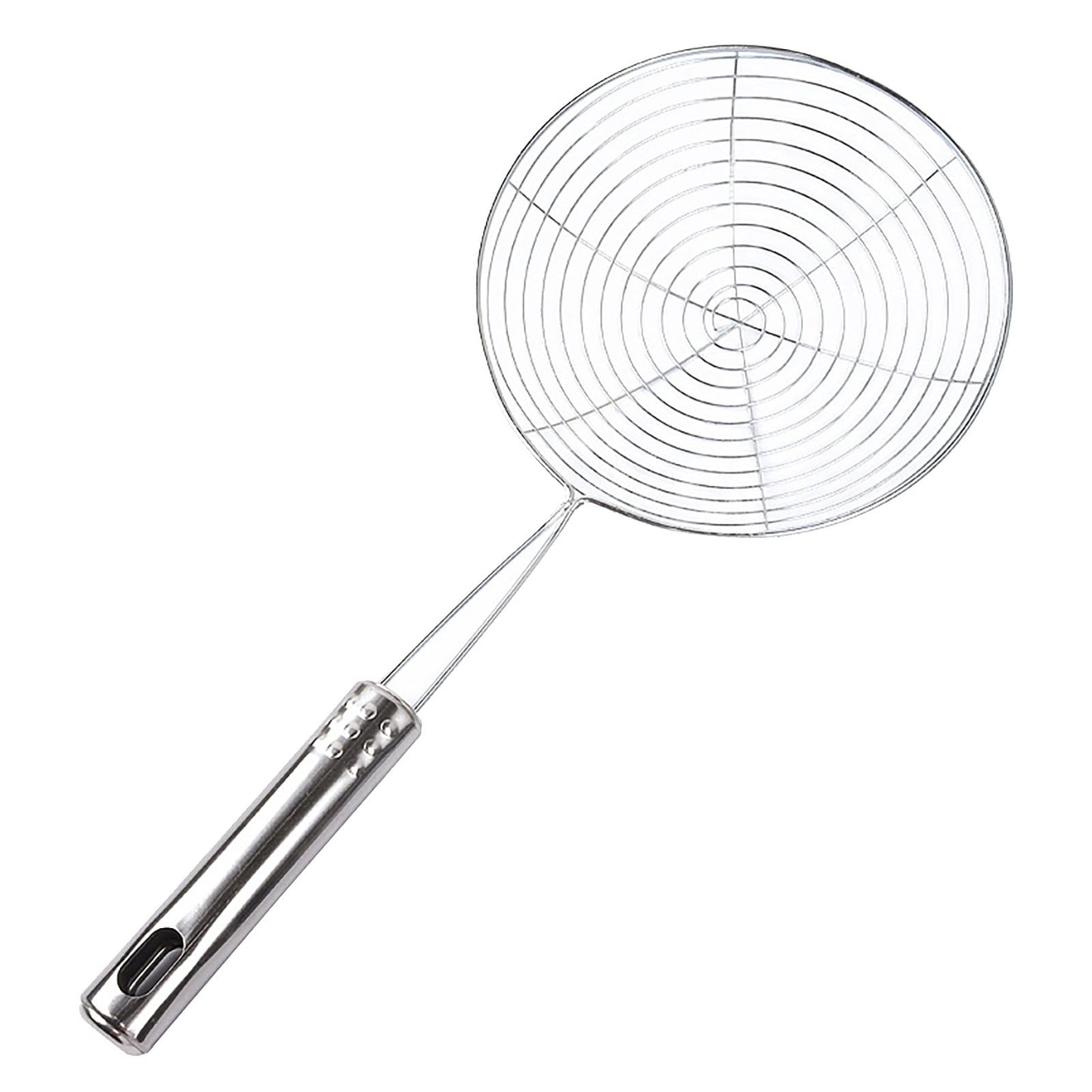 5.4 Inch Stainless Steel Spider Strainer, Pasta Strainer,Stainless Steel Wire Skimmer Spoon With Handle For Kitchen Frying Food, Pasta, Spaghetti, Noodle Spoon,Kitchen Utensils Tools Silver