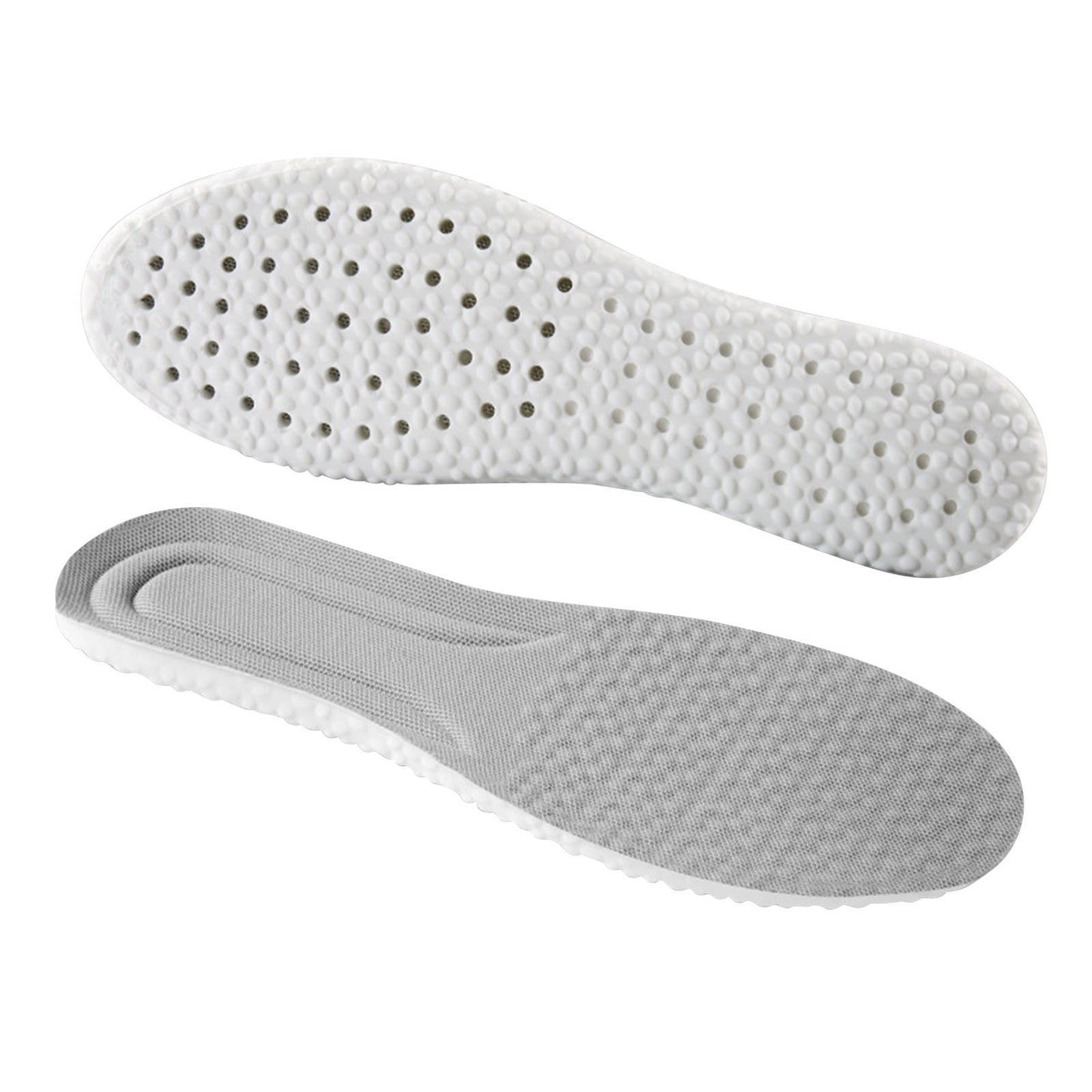 Steppers Insoles for Men Women, Massage Insole, Cloud Insole, Men's Comfortble Steppers Shoe Insoles Inserts, Memory Foam with Arch Surpport Insoles for Arch Pain,Advanced Sport Massaging Insoles Grey 39-40