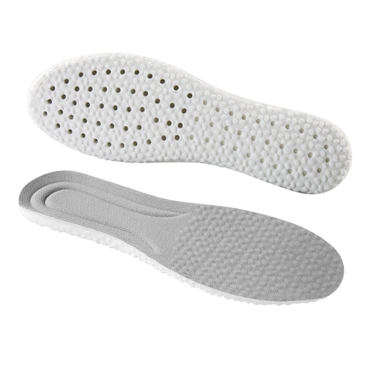Steppers Insoles for Men Women, Massage Insole, Cloud Insole, Men's Comfortble Steppers Shoe Insoles Inserts, Memory Foam with Arch Surpport Insoles for Arch Pain,Advanced Sport Massaging Insoles Grey 41-42