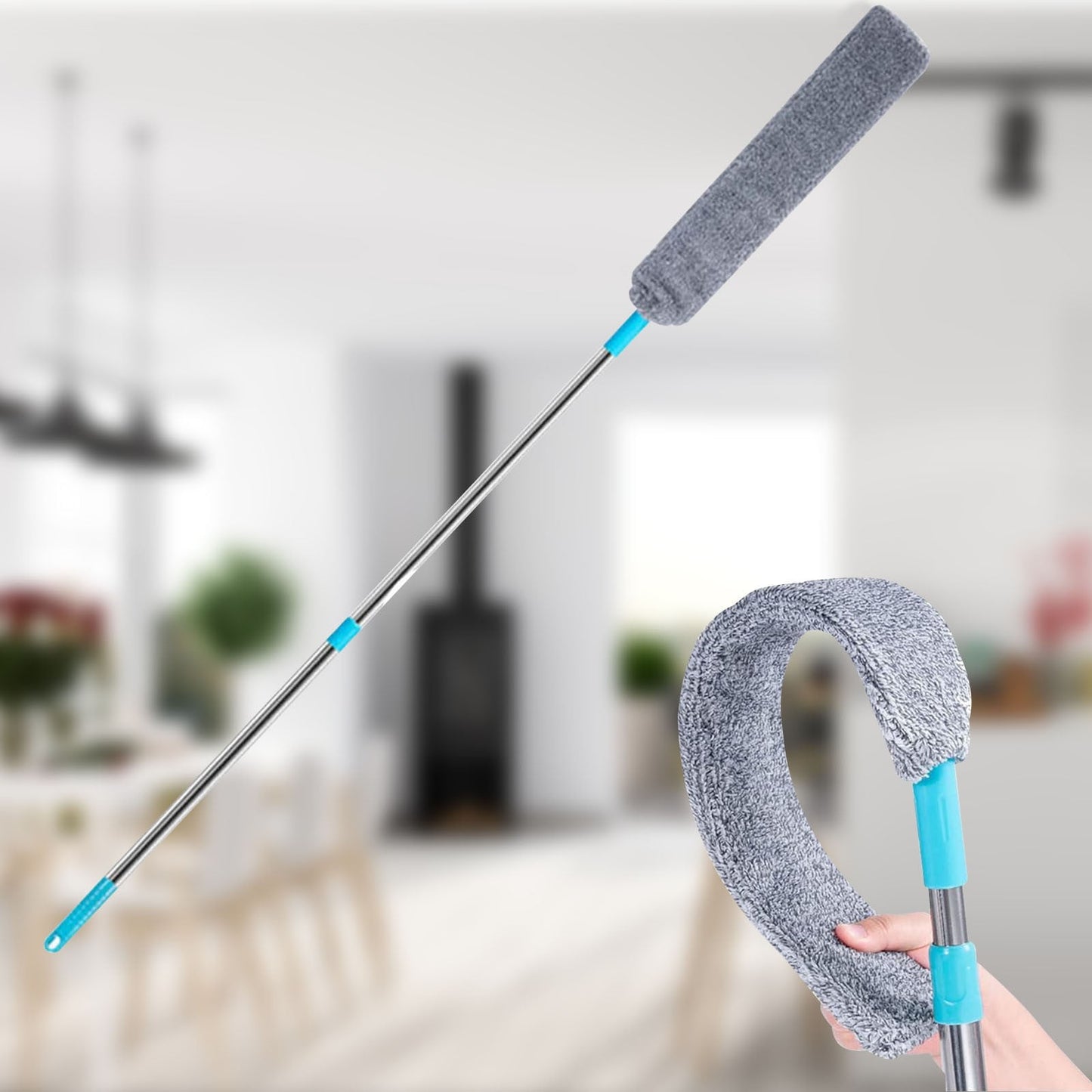 Window Cleaning Squeegee,Shower Squeegee for Shower Glass Doors,Car Window Windshield Mirror Tile Cleaner Cleaning Wiper Squeegees Tool with Hook,Window Cleaning Shower Glass Squeegees(Z3-White) Grey