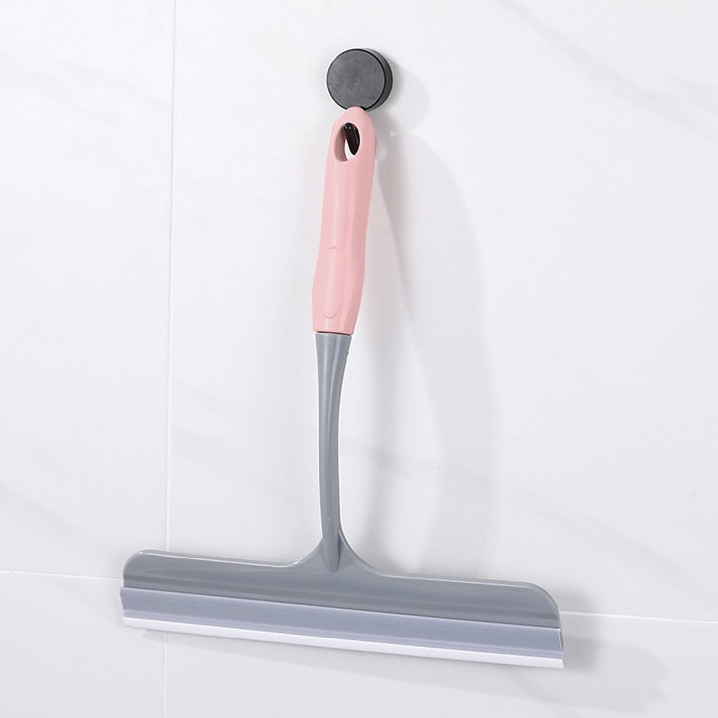 Window Cleaning Squeegee,Shower Squeegee for Shower Glass Doors,Car Window Windshield Mirror Tile Cleaner Cleaning Wiper Squeegees Tool with Hook,Window Cleaning Shower Glass Squeegees(Z3-White) Z3-Pink
