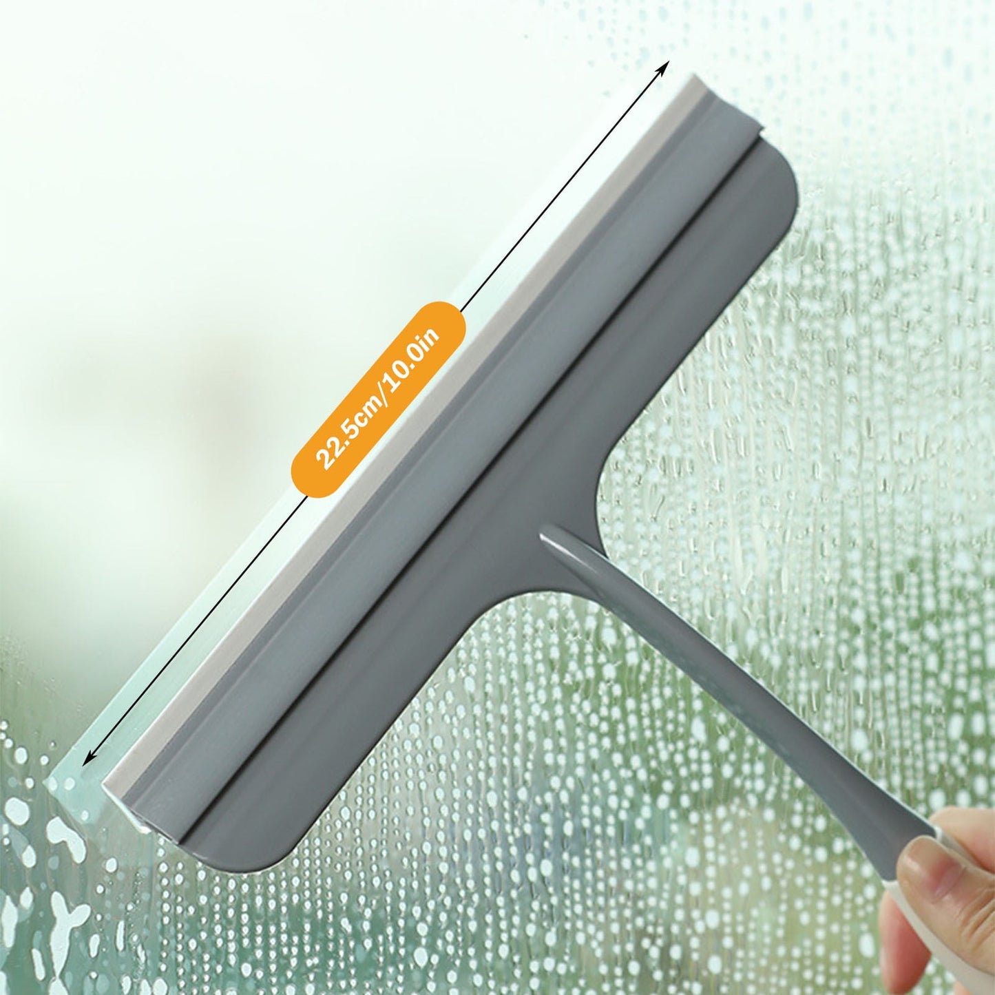 Window Cleaning Squeegee,Shower Squeegee for Shower Glass Doors,Car Window Windshield Mirror Tile Cleaner Cleaning Wiper Squeegees Tool with Hook,Window Cleaning Shower Glass Squeegees(Z3-White) Z3-White
