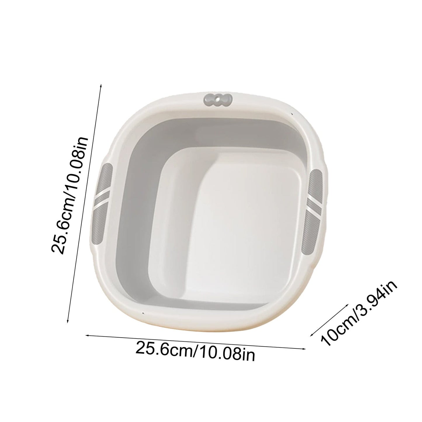 Collapsible Wash Basin,Multi-Use Folding Sink for Kitchen,Camping,and Laundry,Portable Dish Pan with Anti-Slip Bottom,Space-Saving Design for Travel and Outdoor BBQ,Durable and Easy to Store Gray