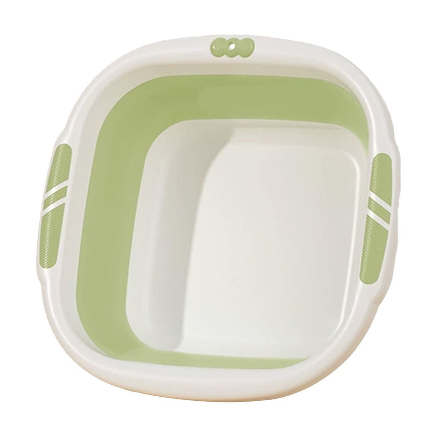 Collapsible Wash Basin,Multi-Use Folding Sink for Kitchen,Camping,and Laundry,Portable Dish Pan with Anti-Slip Bottom,Space-Saving Design for Travel and Outdoor BBQ,Durable and Easy to Store Green
