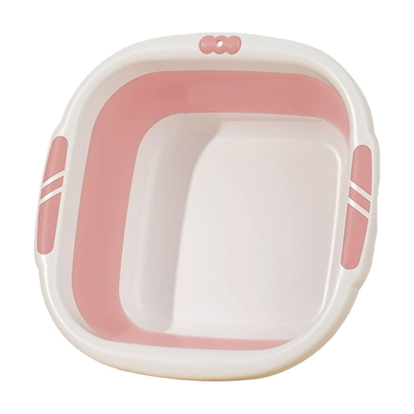 Collapsible Wash Basin,Multi-Use Folding Sink for Kitchen,Camping,and Laundry,Portable Dish Pan with Anti-Slip Bottom,Space-Saving Design for Travel and Outdoor BBQ,Durable and Easy to Store Pink