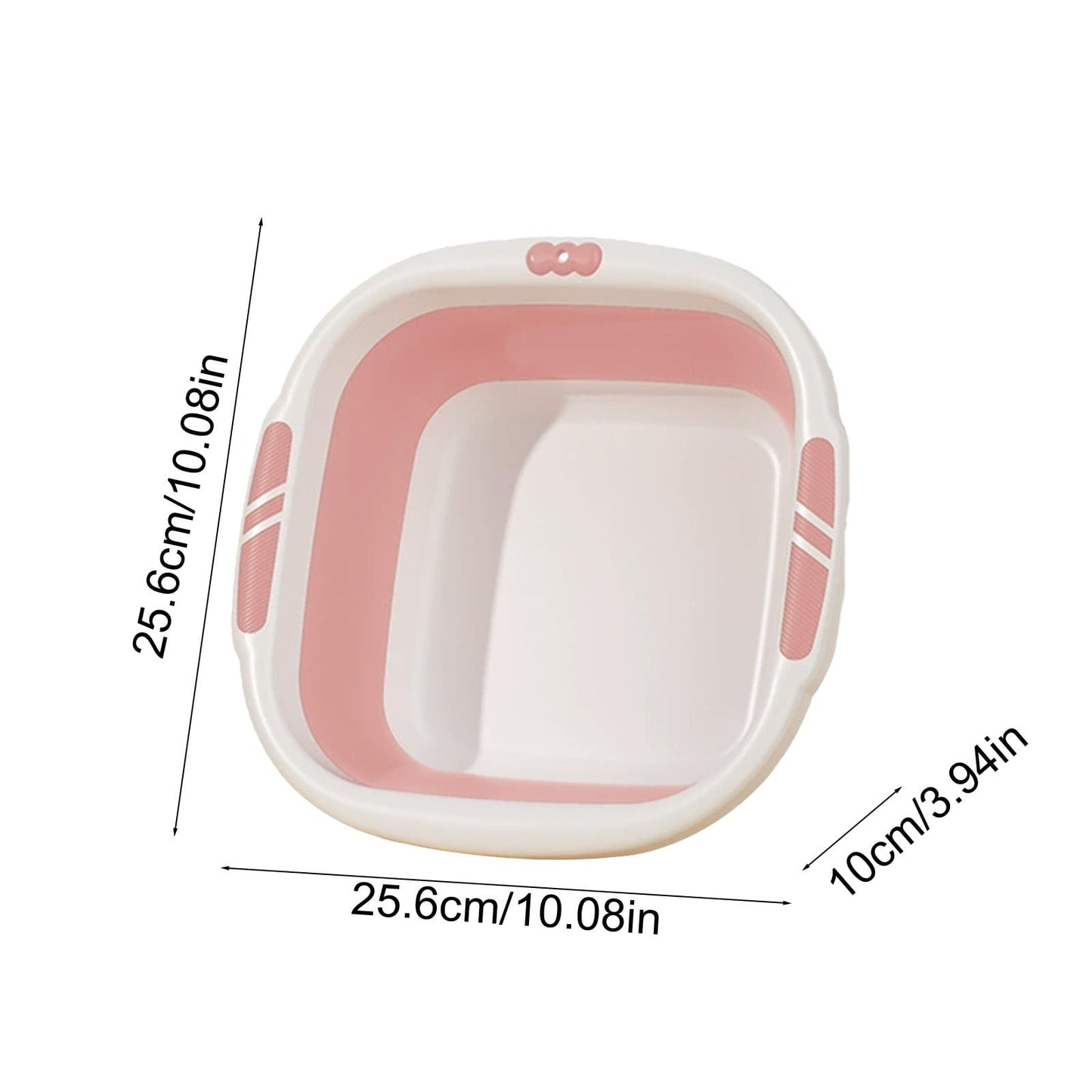Collapsible Wash Basin,Multi-Use Folding Sink for Kitchen,Camping,and Laundry,Portable Dish Pan with Anti-Slip Bottom,Space-Saving Design for Travel and Outdoor BBQ,Durable and Easy to Store Pink