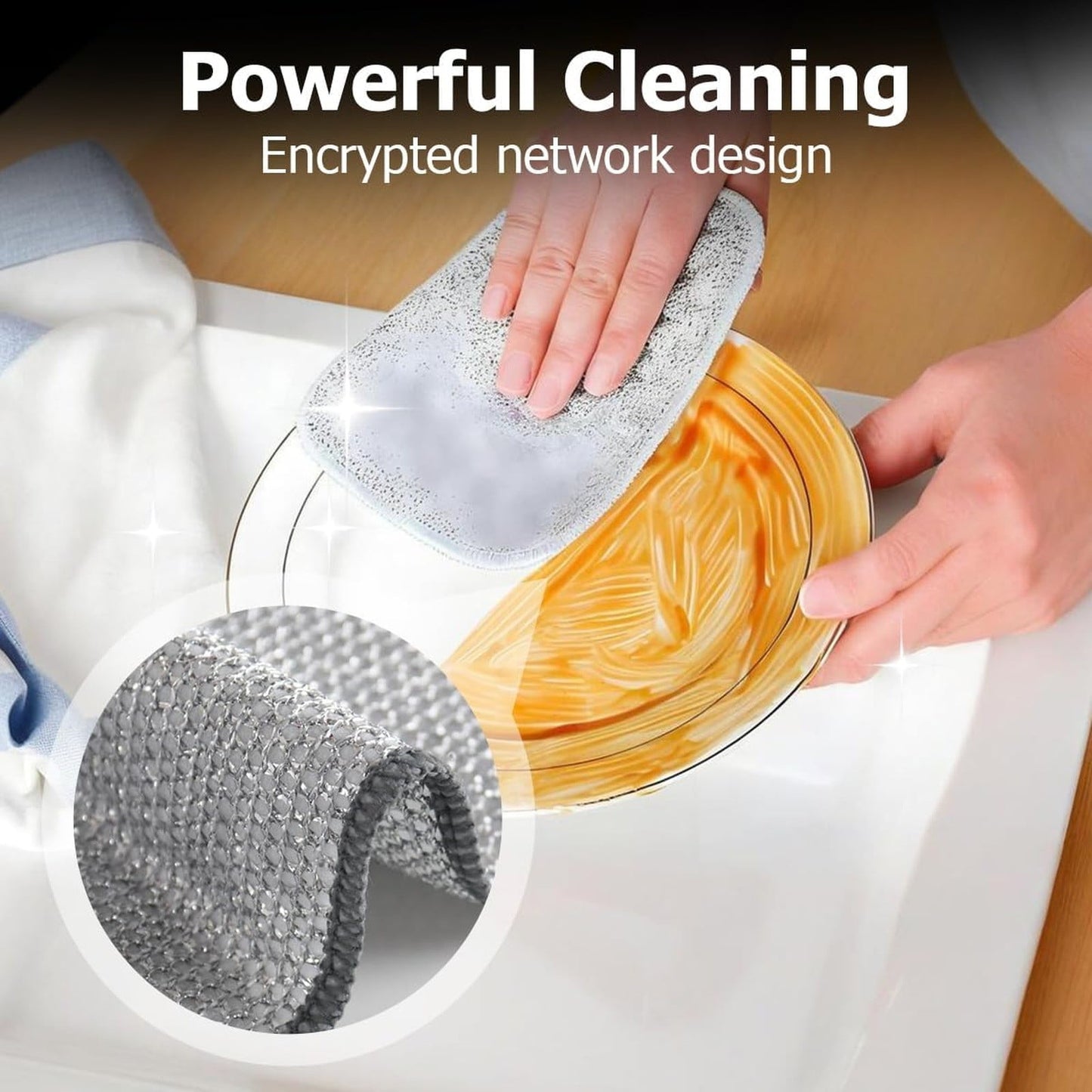 5 Pcs Non Scratch Wire Dishcloth,Double Side Multipurpose Wire Dishwashing Rags,Reusable Metal Dish Cloth,Wire Dishwashing Rag,Dishcloths For Washing Dishes,Cleaning Cloths For Kitchen,4.72x6.29 in 5 PCS