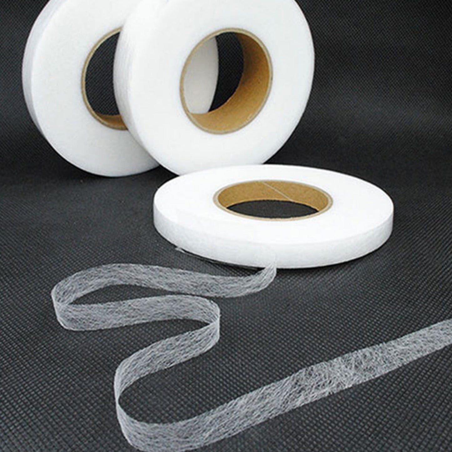 White No Sew Hemming Tape Double Sided,No Sewing Hemming Tape,Fabric Adhesive Tape,Fabric Tape For Hemming,No Sew Hemming Tapes For Pants Curtains Dresses Clothes Fabric Crafting Projects,1.5 cm 1 cm White