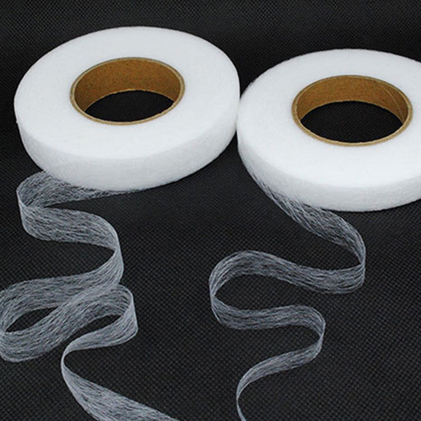 White No Sew Hemming Tape Double Sided,No Sewing Hemming Tape,Fabric Adhesive Tape,Fabric Tape For Hemming,No Sew Hemming Tapes For Pants Curtains Dresses Clothes Fabric Crafting Projects 1.5 cm White