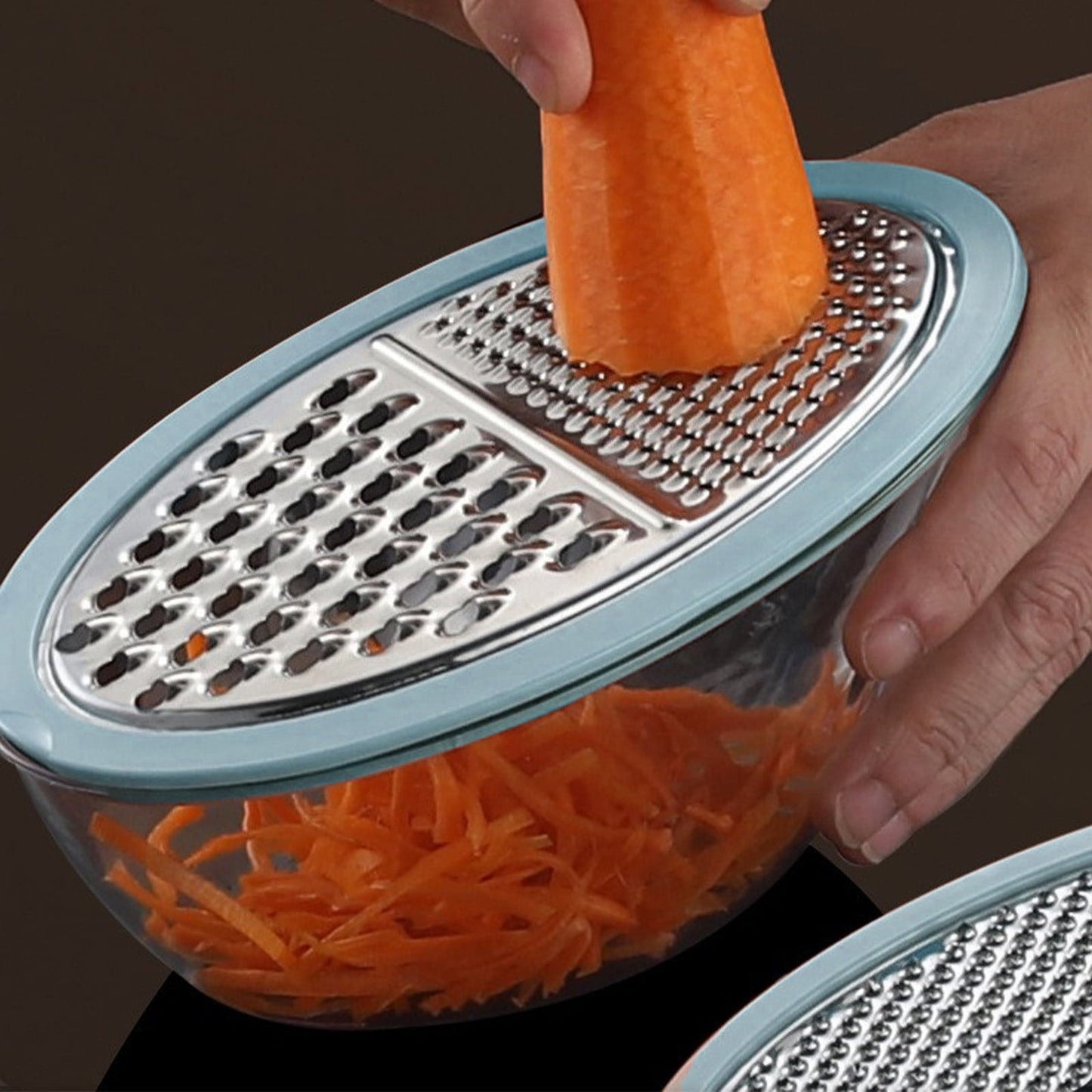 Cheese Grater With Containe,Vegetable Slicer,Stainless Steel Graters,Multi Purpose Graters For Kitchen,Stainless Steel Cheese Shredder,Potato Slicer,Cheese Shredder,Kitchen Gadgets,(A,4.13x7.67 in) A