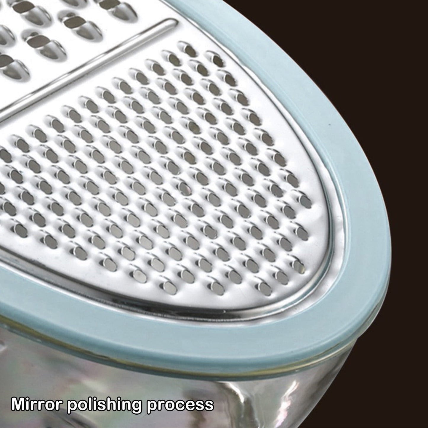 Cheese Grater With Containe,Vegetable Slicer,Stainless Steel Graters,Multi Purpose Graters For Kitchen,Stainless Steel Cheese Shredder,Potato Slicer,Cheese Shredder,Kitchen Gadgets,(A,4.13x7.67 in) A