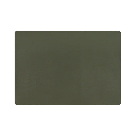 1 Pcs Placemats,Plastic Table Mats,16.93X11.81 Inch Rectangle Heat-Resistant Place Mat,Water-Proof Non-Slip Dining Table Mats,Wipeable Washable Placemats,Place Mats For Kitchen Table,Yellow Dark Green