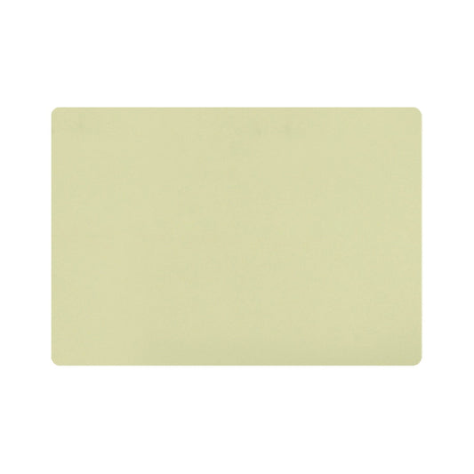 1 Pcs Placemats,Plastic Table Mats,16.93X11.81 Inch Rectangle Heat-Resistant Place Mat,Water-Proof Non-Slip Dining Table Mats,Wipeable Washable Placemats,Place Mats For Kitchen Table,Yellow Light Yellow