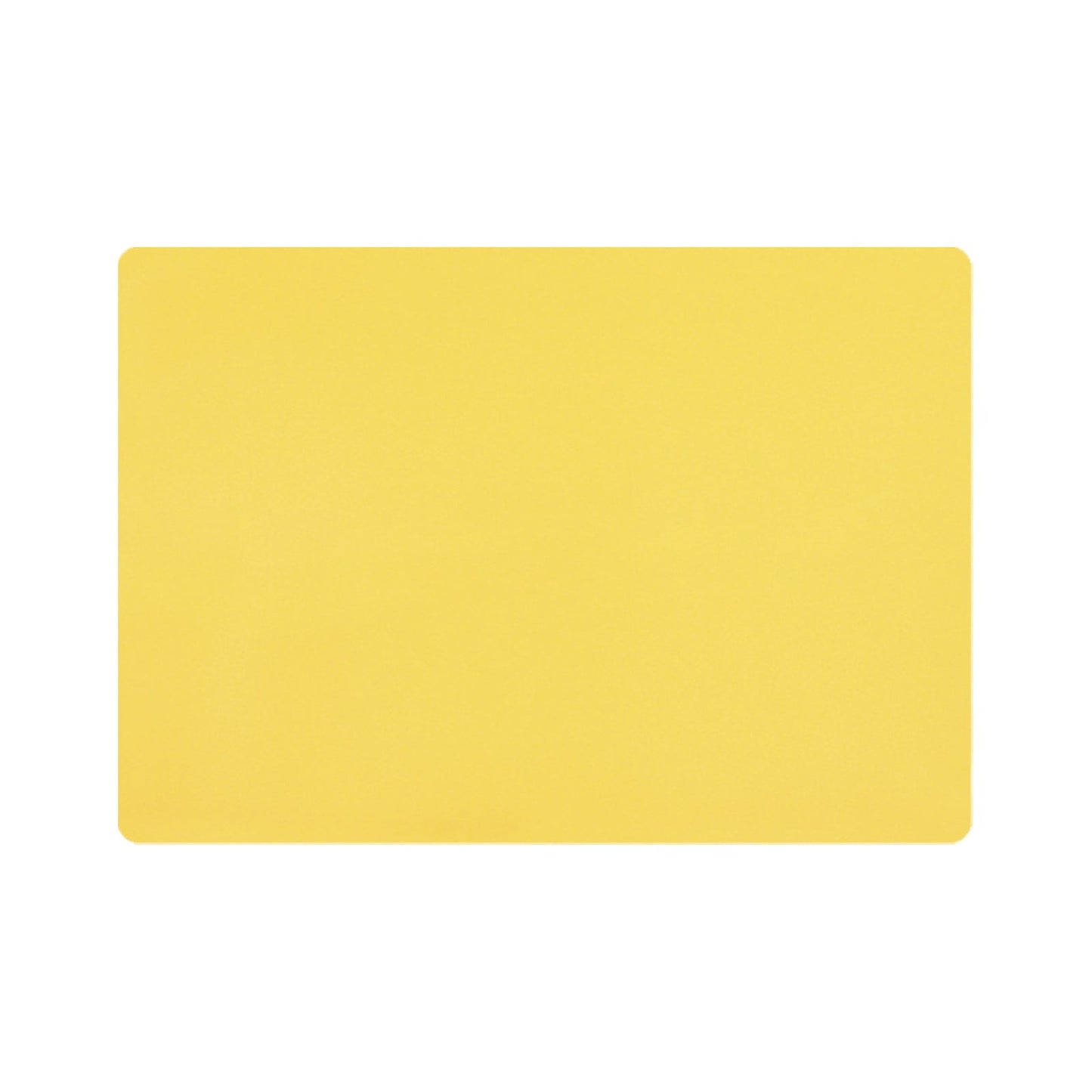 1 Pcs Placemats,Plastic Table Mats,16.93X11.81 Inch Rectangle Heat-Resistant Place Mat,Water-Proof Non-Slip Dining Table Mats,Wipeable Washable Placemats,Place Mats For Kitchen Table Yellow